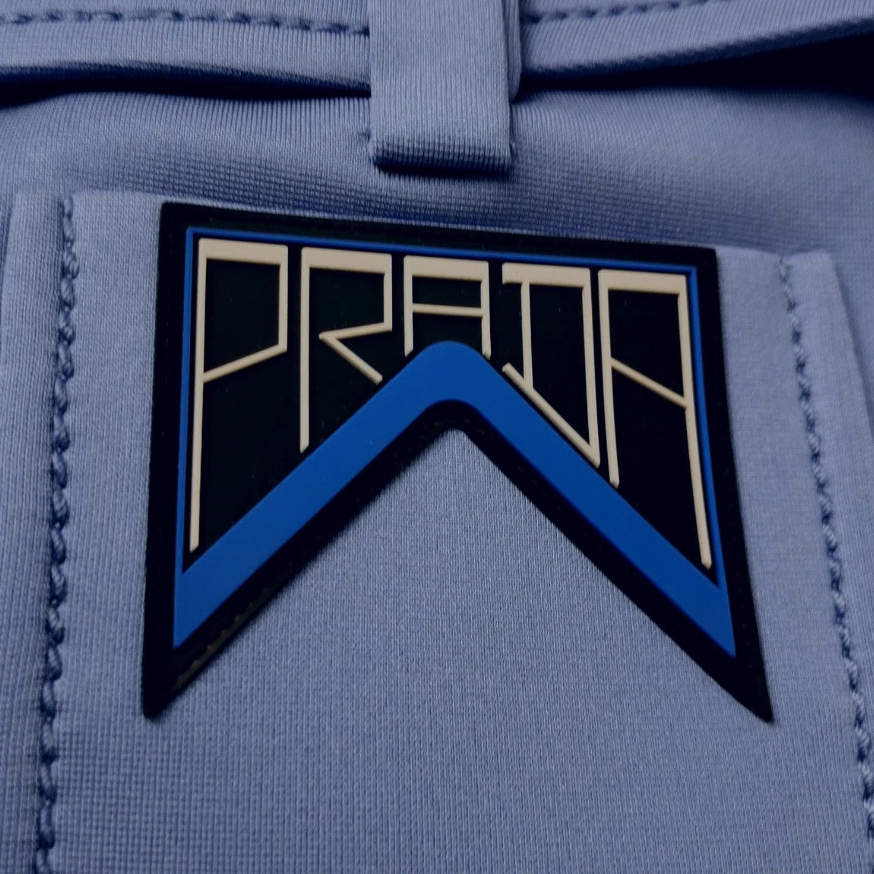 Prada Prada Blue Ruffled Logo Skirt Size 40 0089 Size 40" / US 18 - 3 Thumbnail