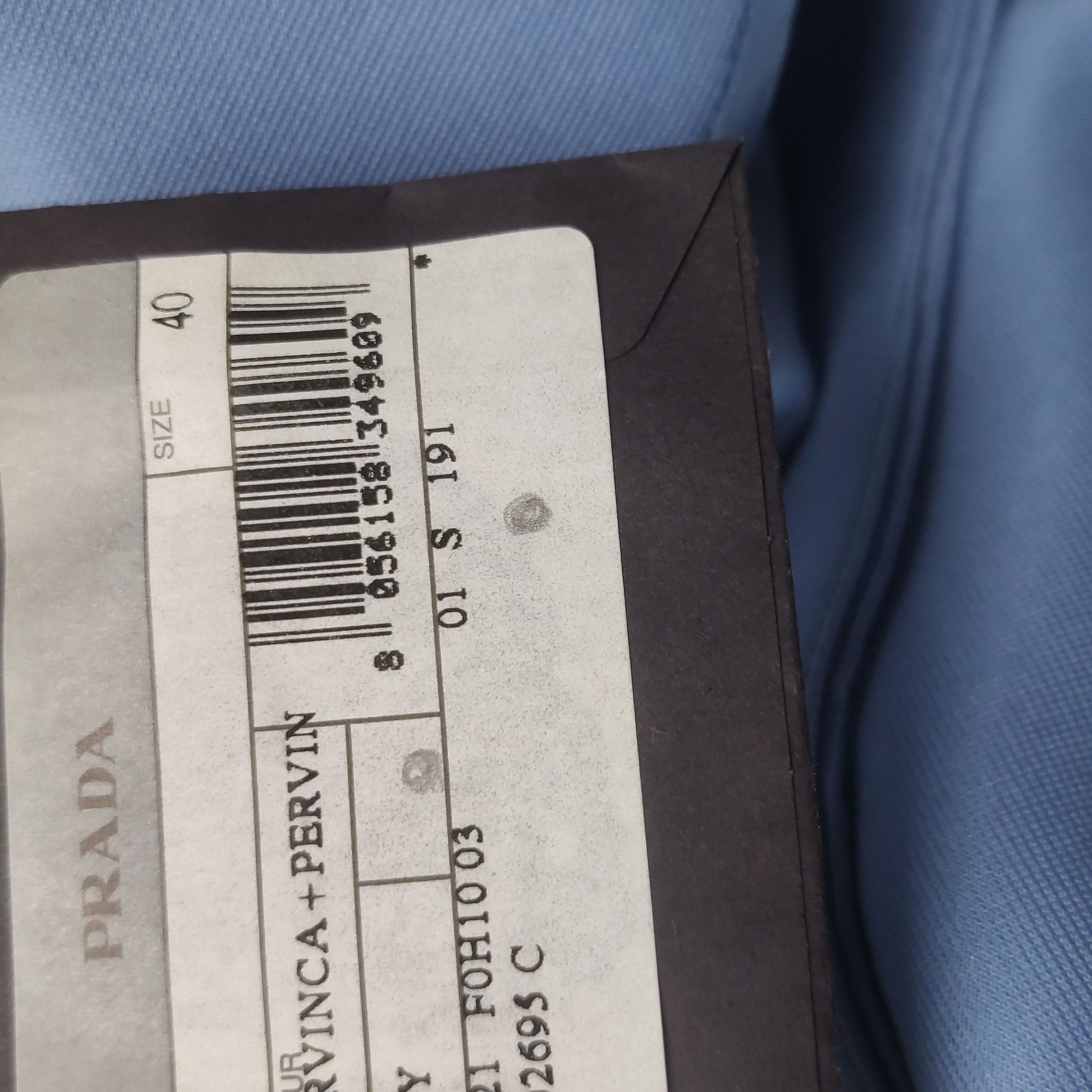 Prada Prada Blue Ruffled Logo Skirt Size 40 0089 Size 40" / US 18 - 12 Thumbnail