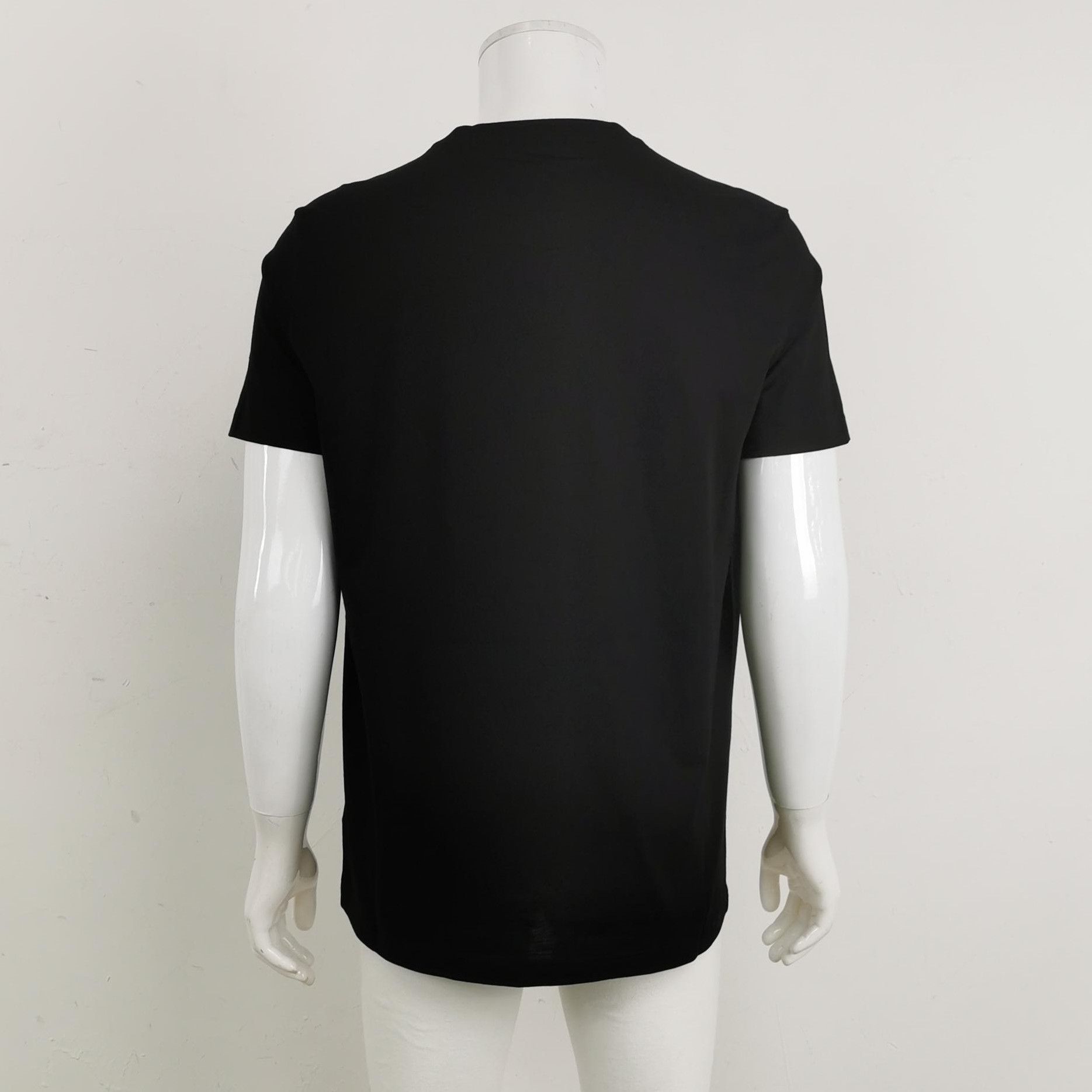 Prada Prada Cotton Black Crew Neck T-Shirt XXL 0089 Size XXL / US 16-18 / IT 52-54 - 2 Thumbnail