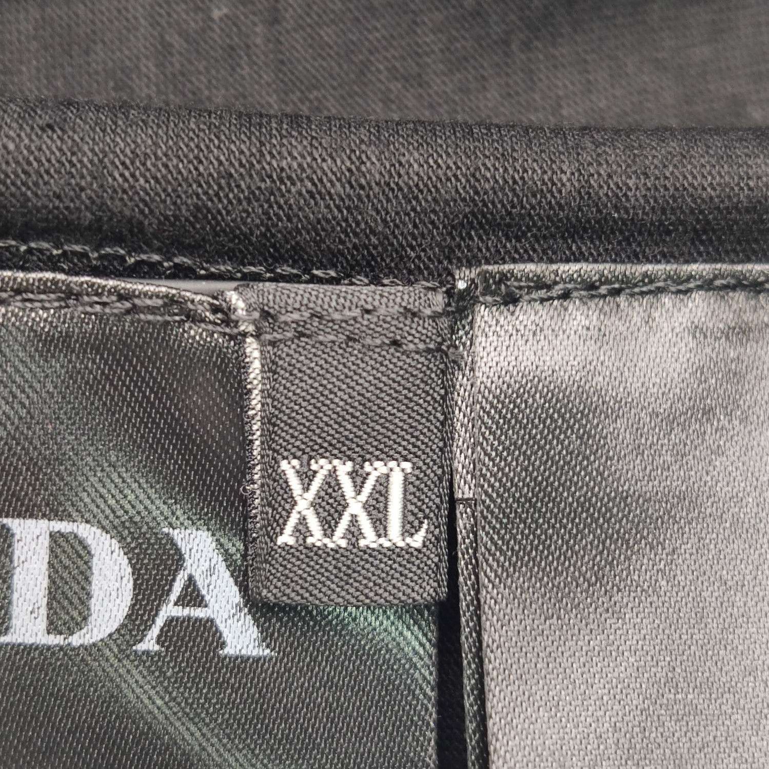 Prada Prada Cotton Black Crew Neck T-Shirt XXL 0089 Size XXL / US 16-18 / IT 52-54 - 5 Thumbnail