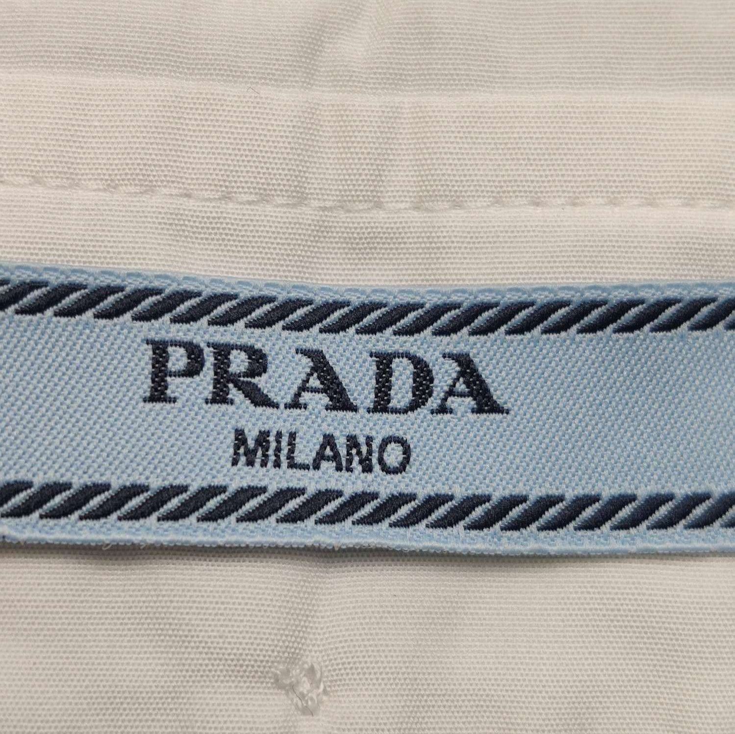 Prada Prada Wool Contrast Collar Knit Shirt 0089 Size M / US 6-8 / IT 42-44 - 4 Thumbnail