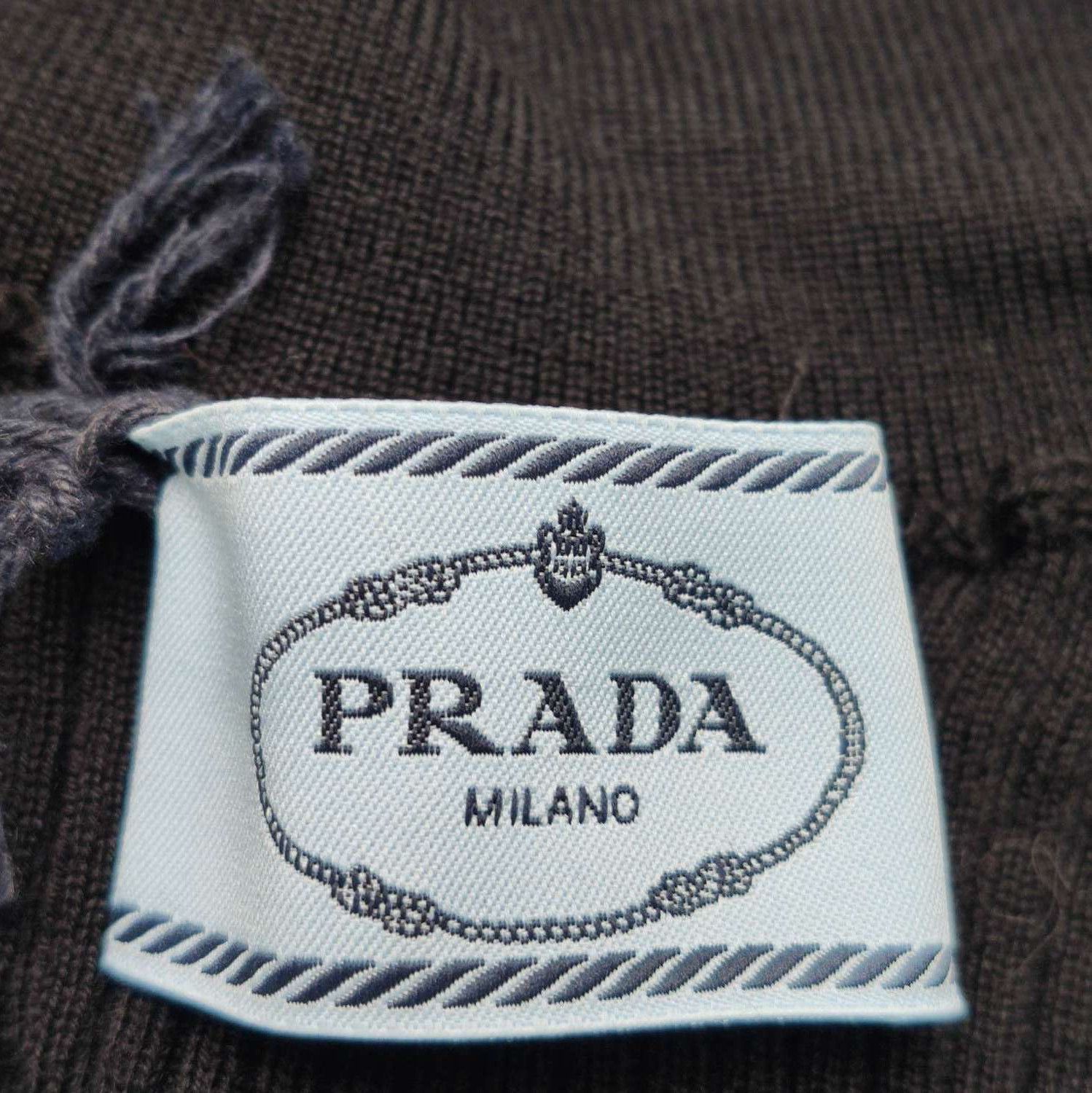 Prada Prada Black Turtleneck Wool Sweater 0089 Size L / US 10 / IT 46 - 4 Thumbnail