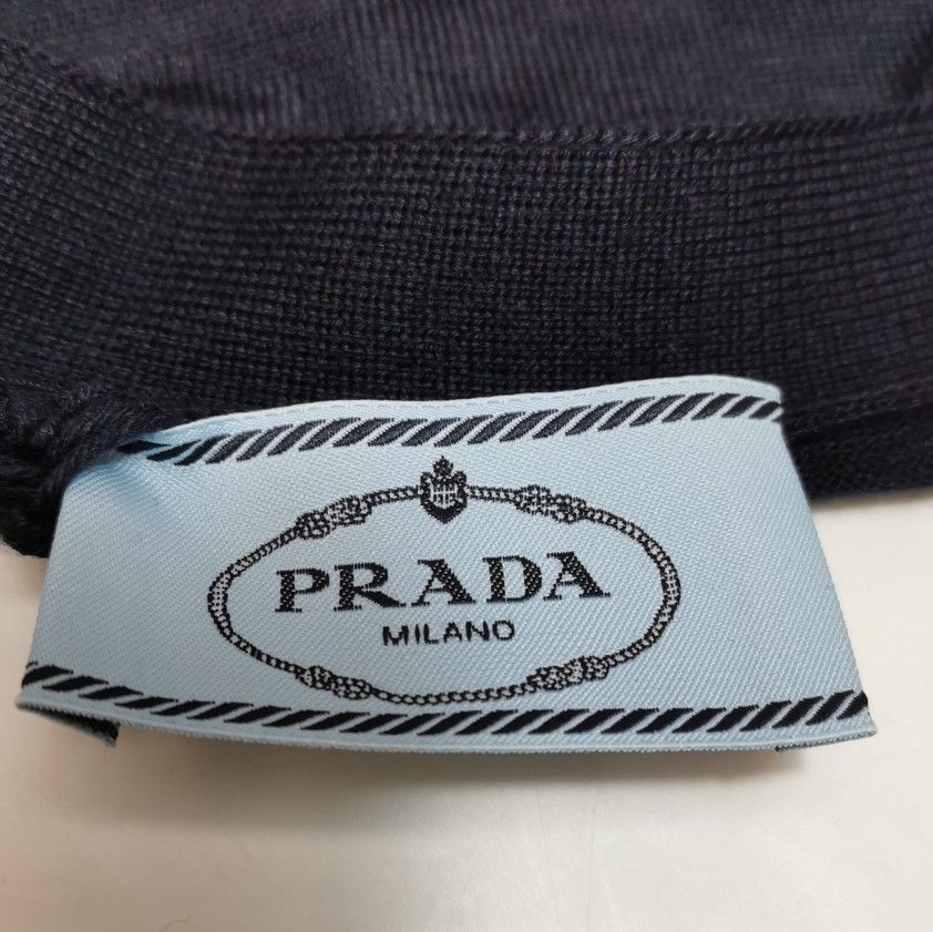 Prada Prada Wool Long Sleeve V-Neck Cardigan 0089 Size S / US 4 / IT 40 - 4 Thumbnail