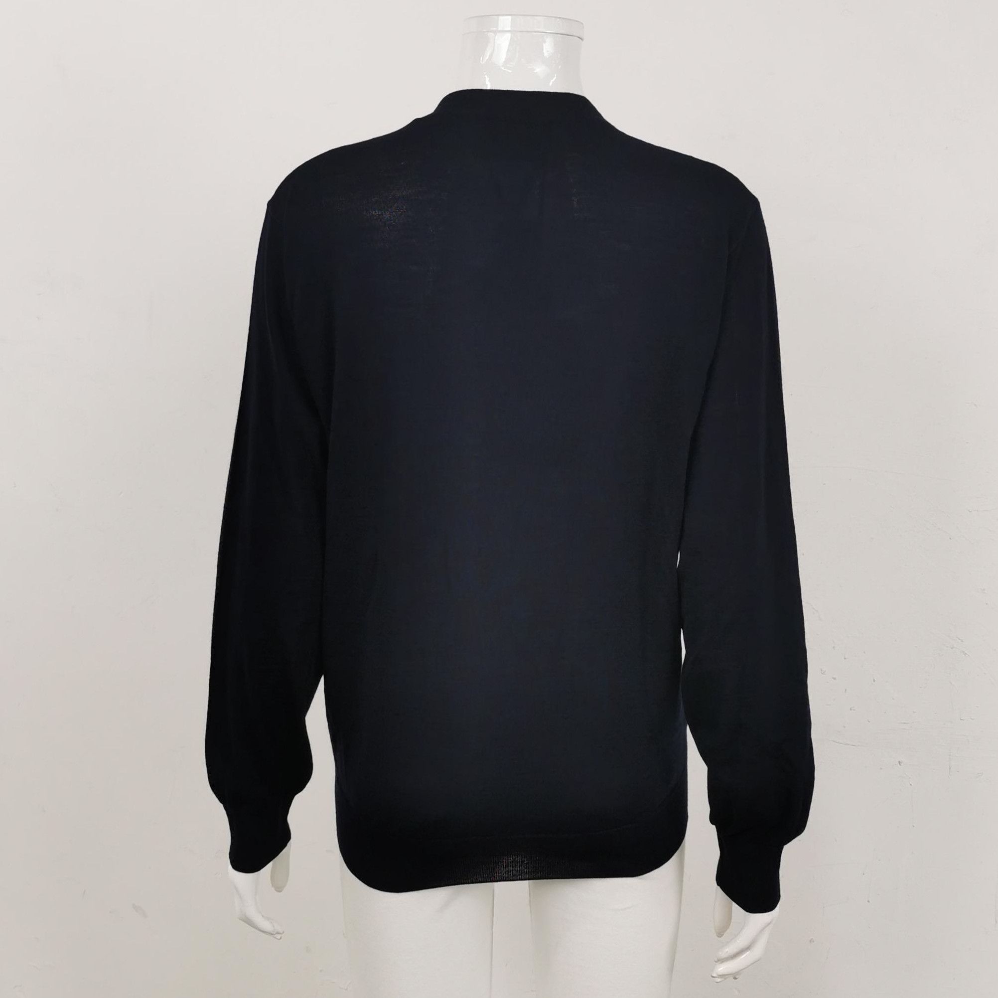 Prada Prada Wool Long Sleeve V-Neck Cardigan 0089 Size S / US 4 / IT 40 - 2 Thumbnail