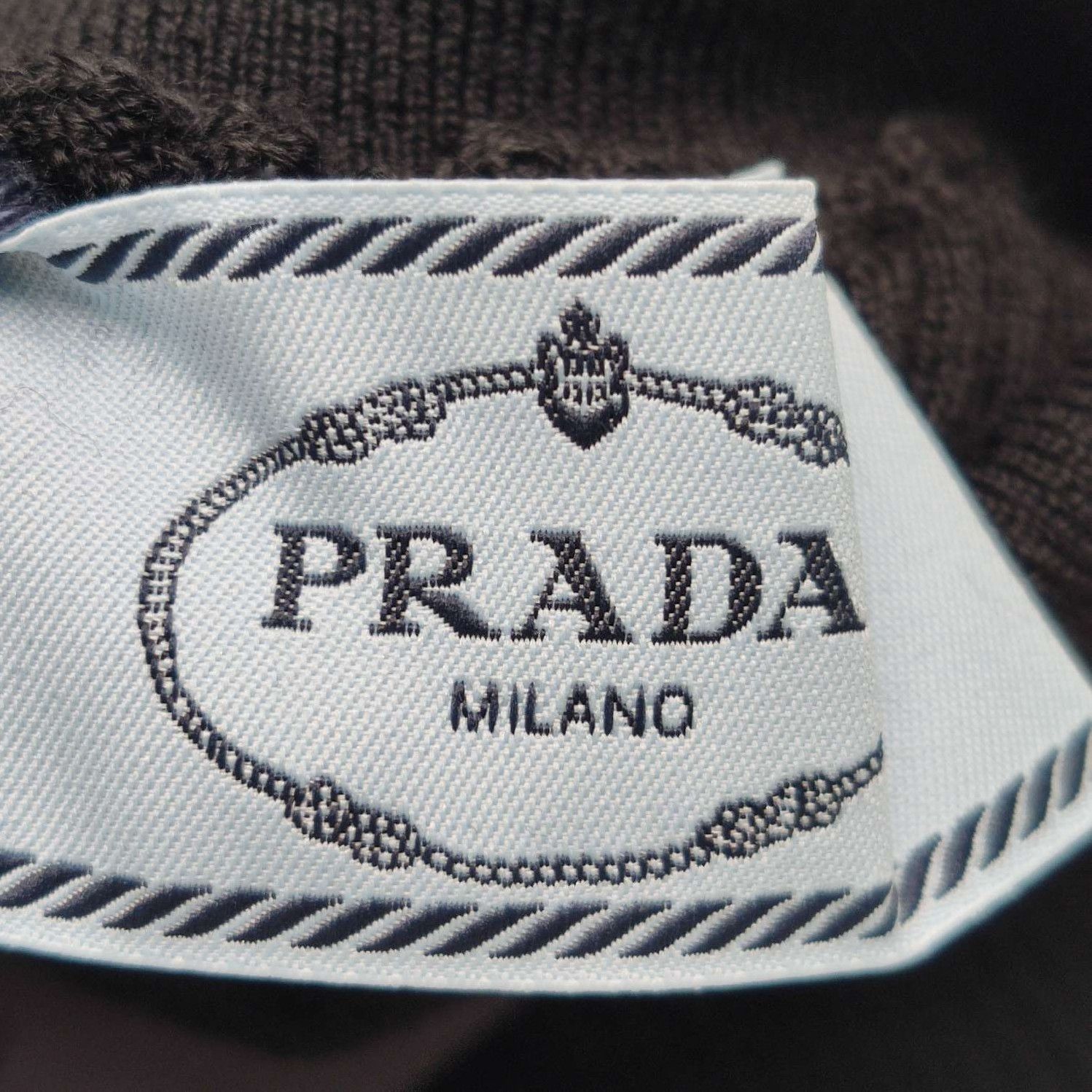 Prada Prada Black Wool Turtleneck Long Sleeve Sweater 0089 Size M / US 6-8 / IT 42-44 - 4 Thumbnail