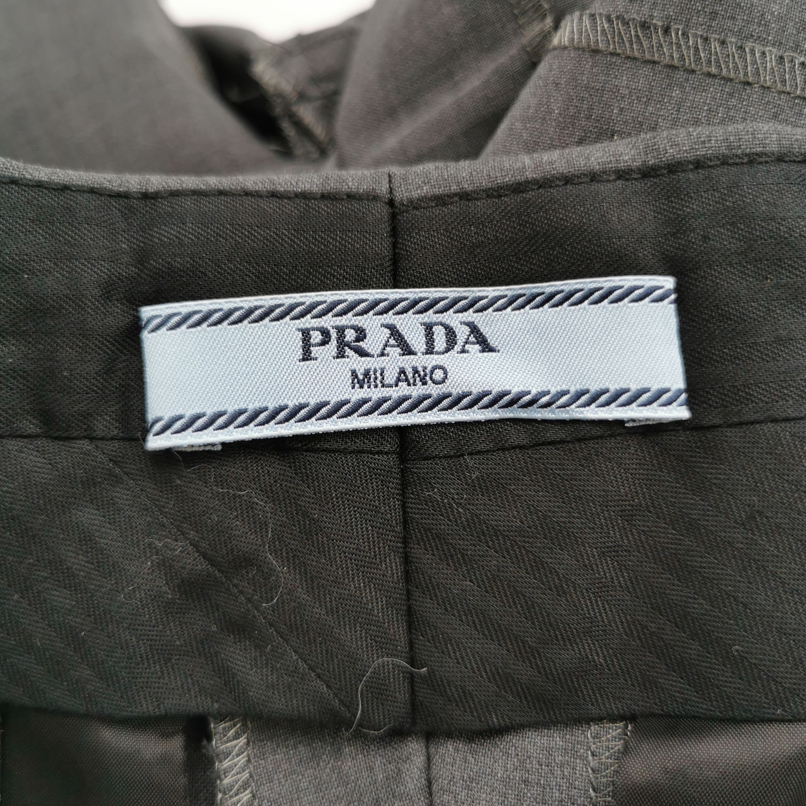 Prada Prada Solid Wool Trousers in Size 38 0089 Size 38" / US 16 / IT 52 - 3 Thumbnail