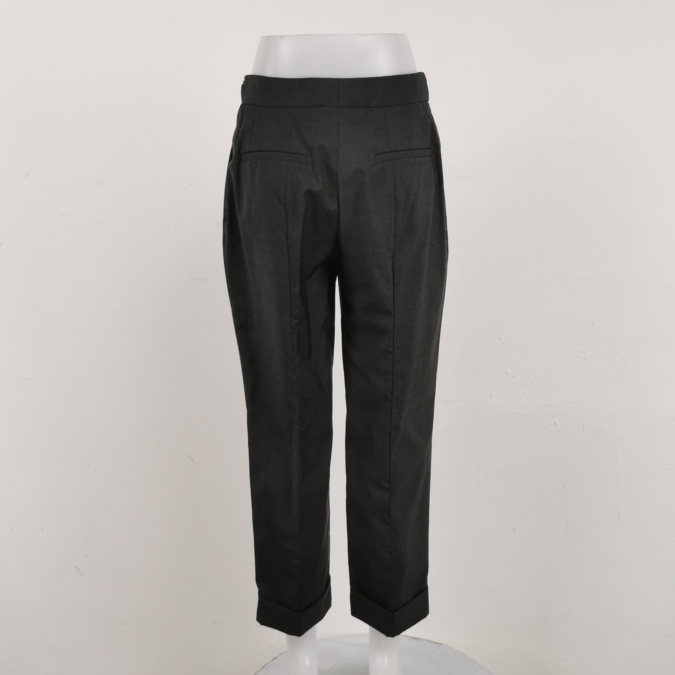 Prada Prada Solid Wool Trousers in Size 38 0089 Size 38" / US 16 / IT 52 - 2 Thumbnail