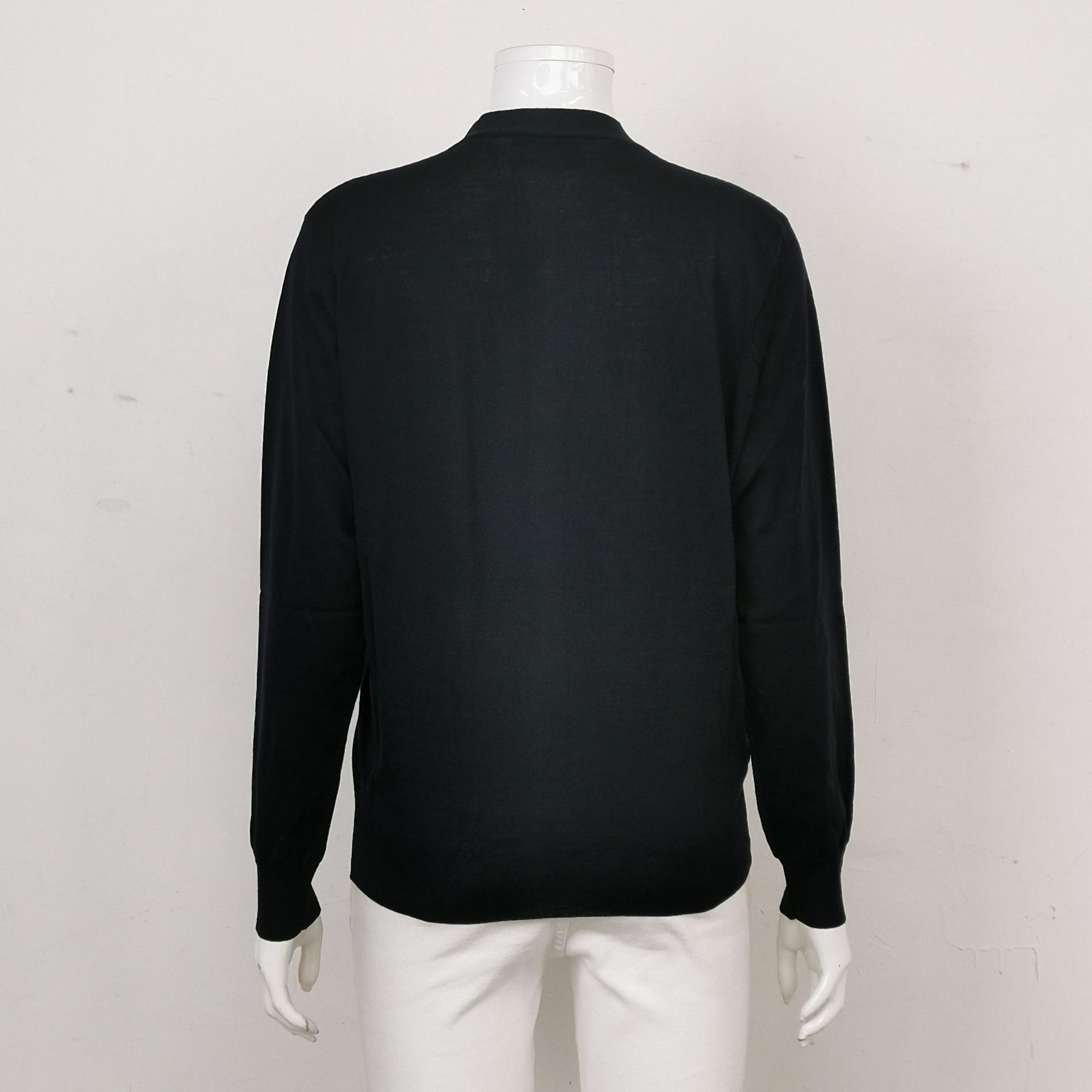 Prada Prada Wool Button-Down V-Neck Knit Sweater 0089 Size XXS / US 00 / IT 34 - 2 Thumbnail