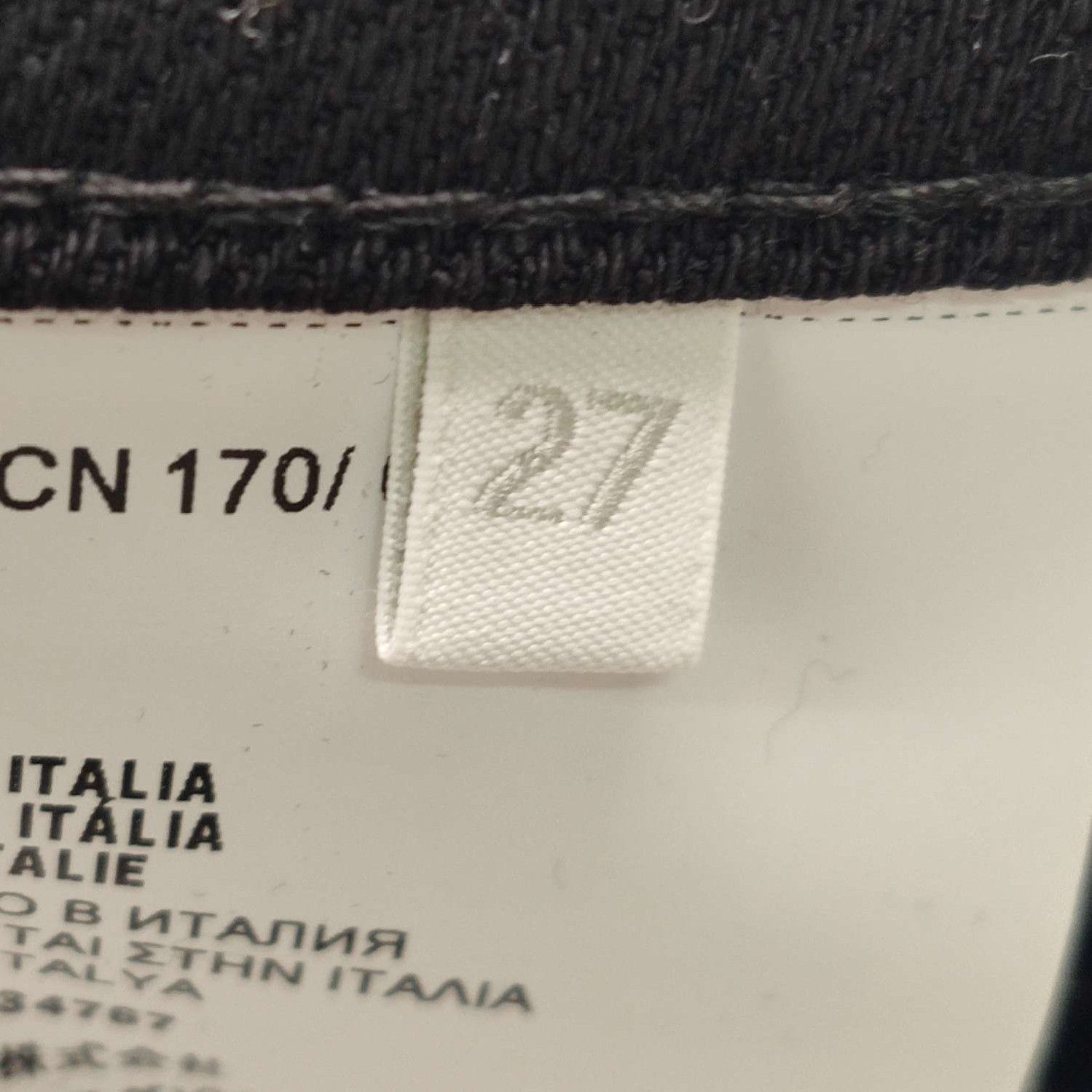 Prada Prada Classic Black Cotton Pants for Women 0089 Size 27" / US 4 / IT 40 - 6 Thumbnail