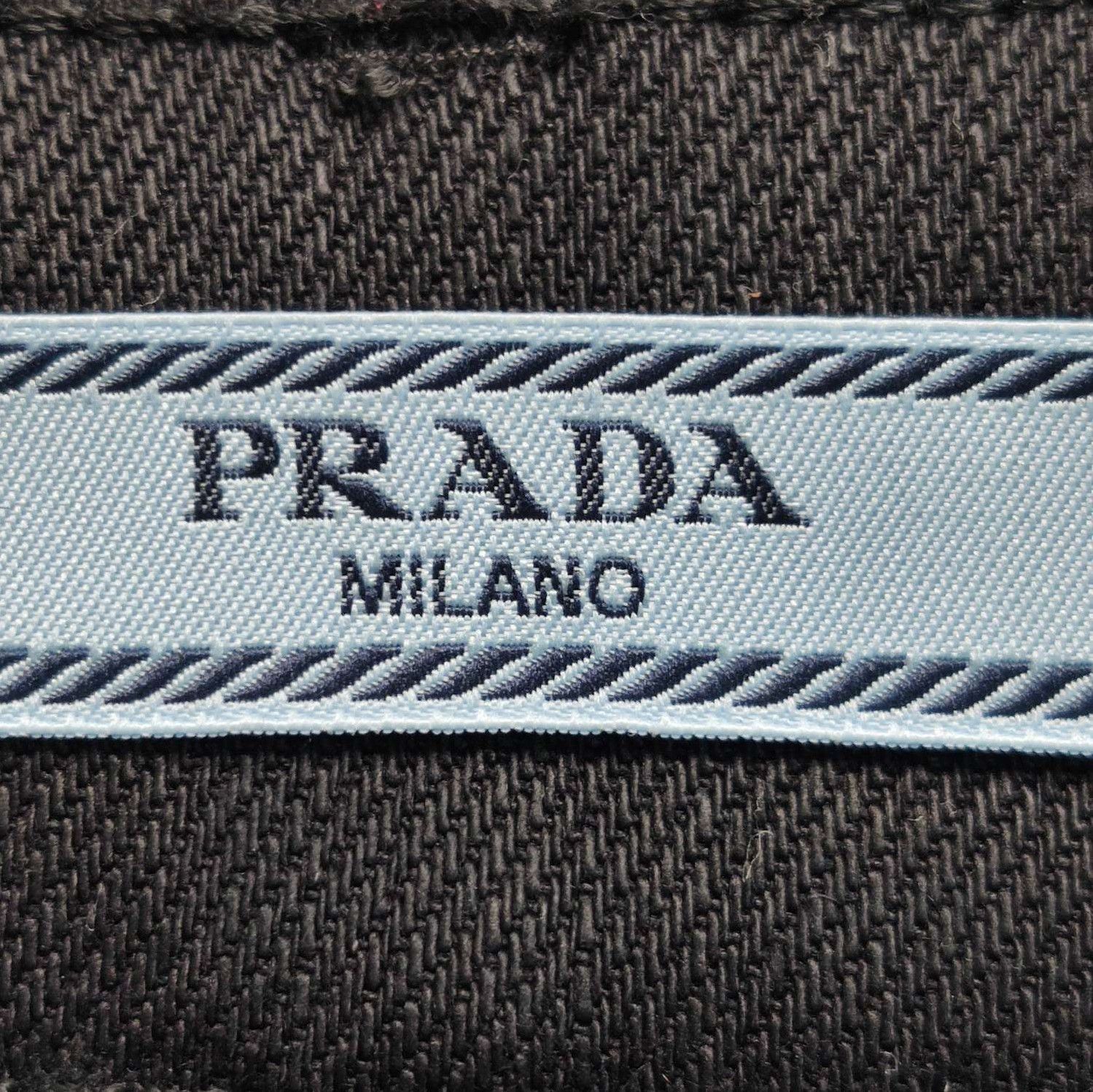 Prada Prada Classic Black Cotton Pants for Women 0089 Size 27" / US 4 / IT 40 - 5 Thumbnail