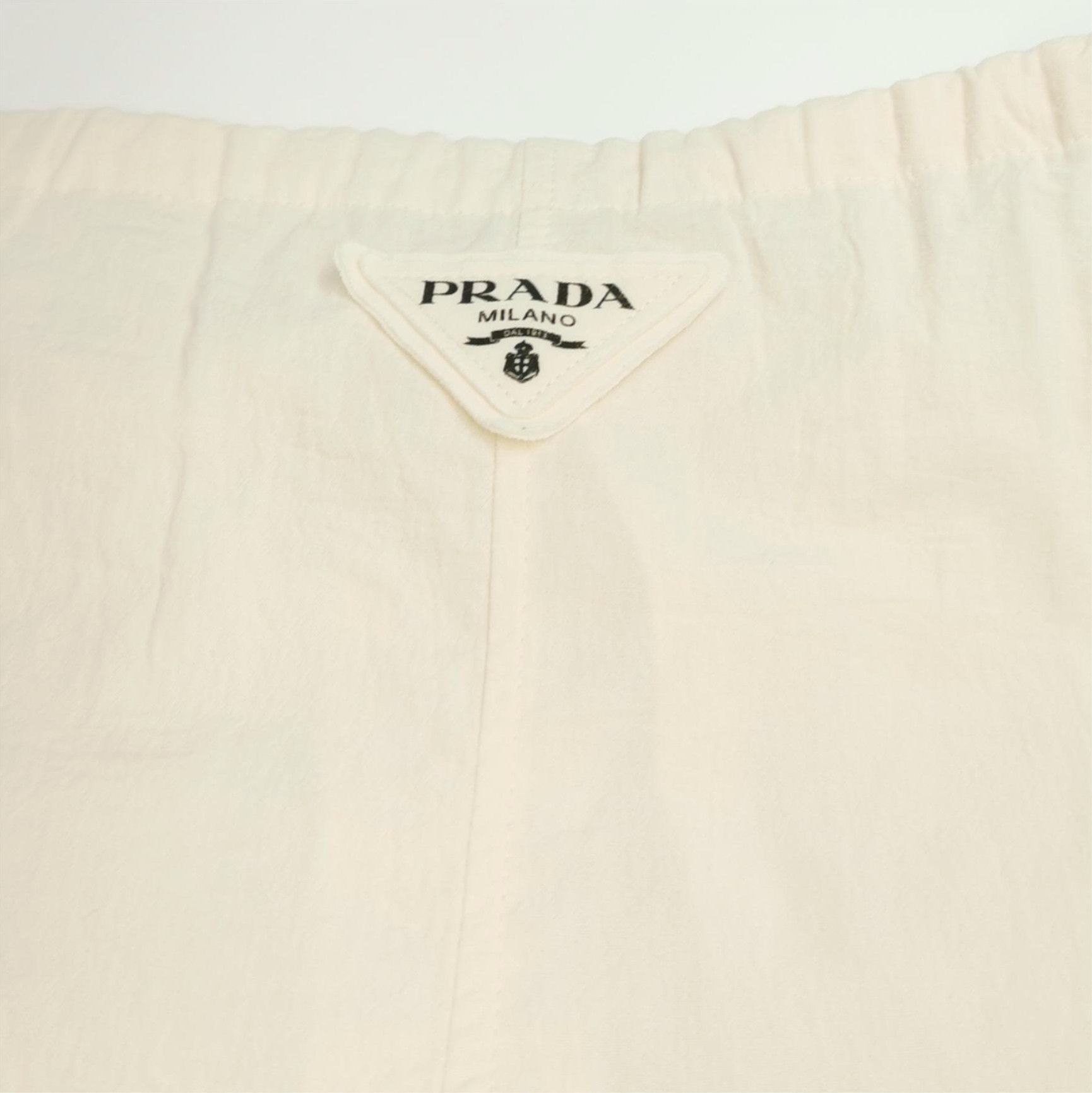 Prada Prada Mermaid Print Cotton Triangle Logo Shorts 0089 Size 42" / US 20 - 3 Thumbnail