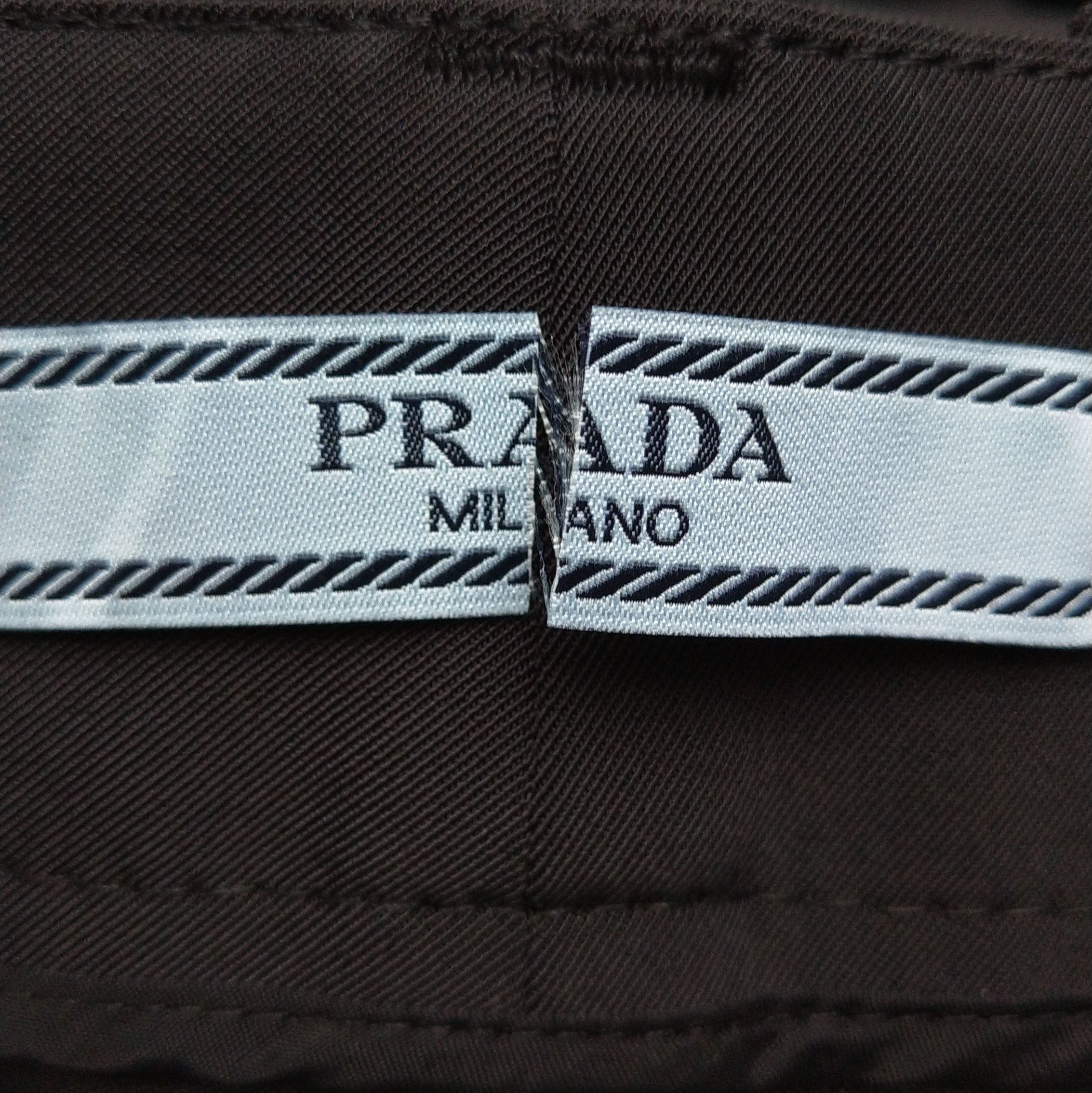 Prada Prada Logo Slim Fit Pants Size 36S 0089 Size 36" / US 14 / IT 50 - 10 Thumbnail