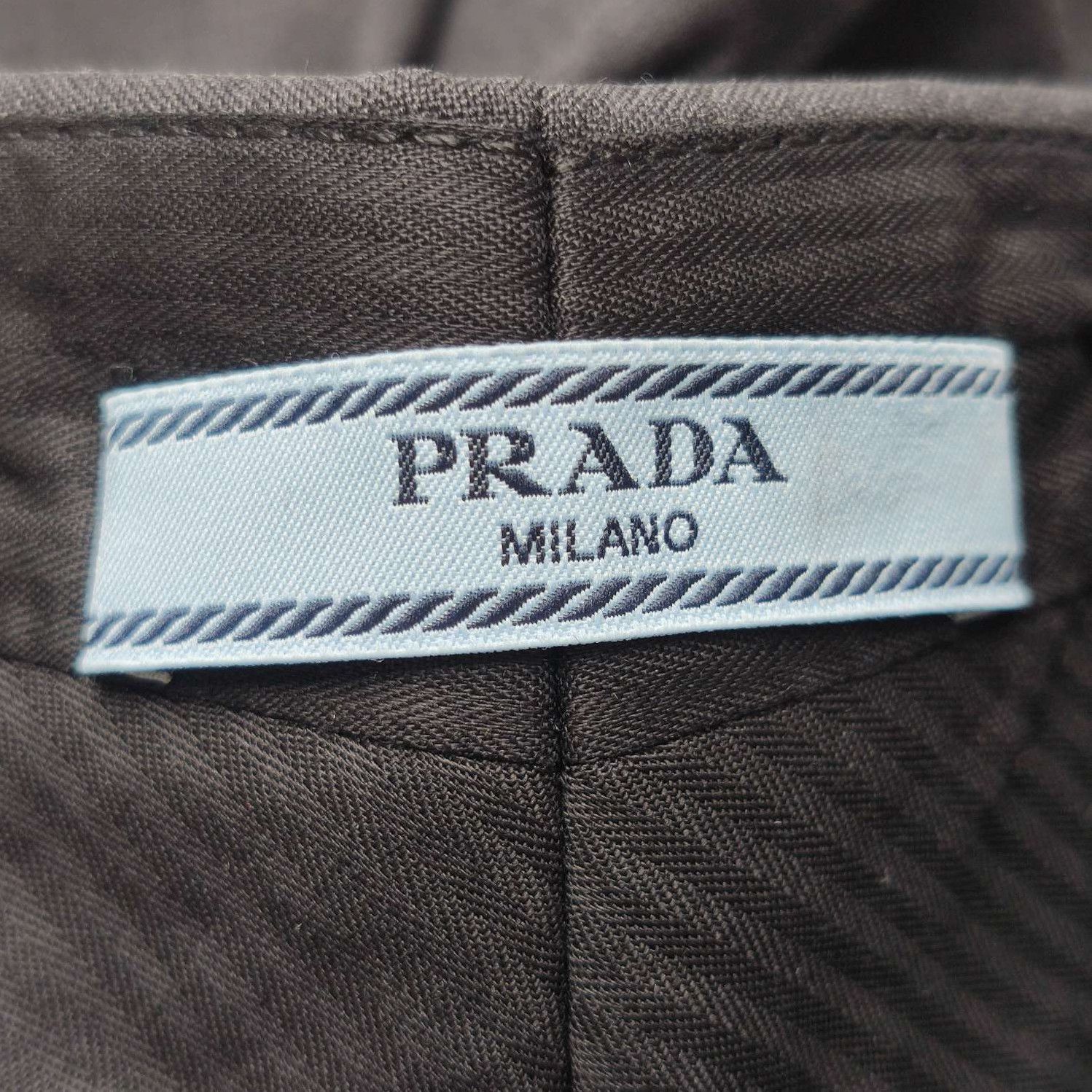 Prada Prada Black Wool High-Waisted Pants Size 38 0089 Size 38" / US 16 / IT 52 - 5 Thumbnail