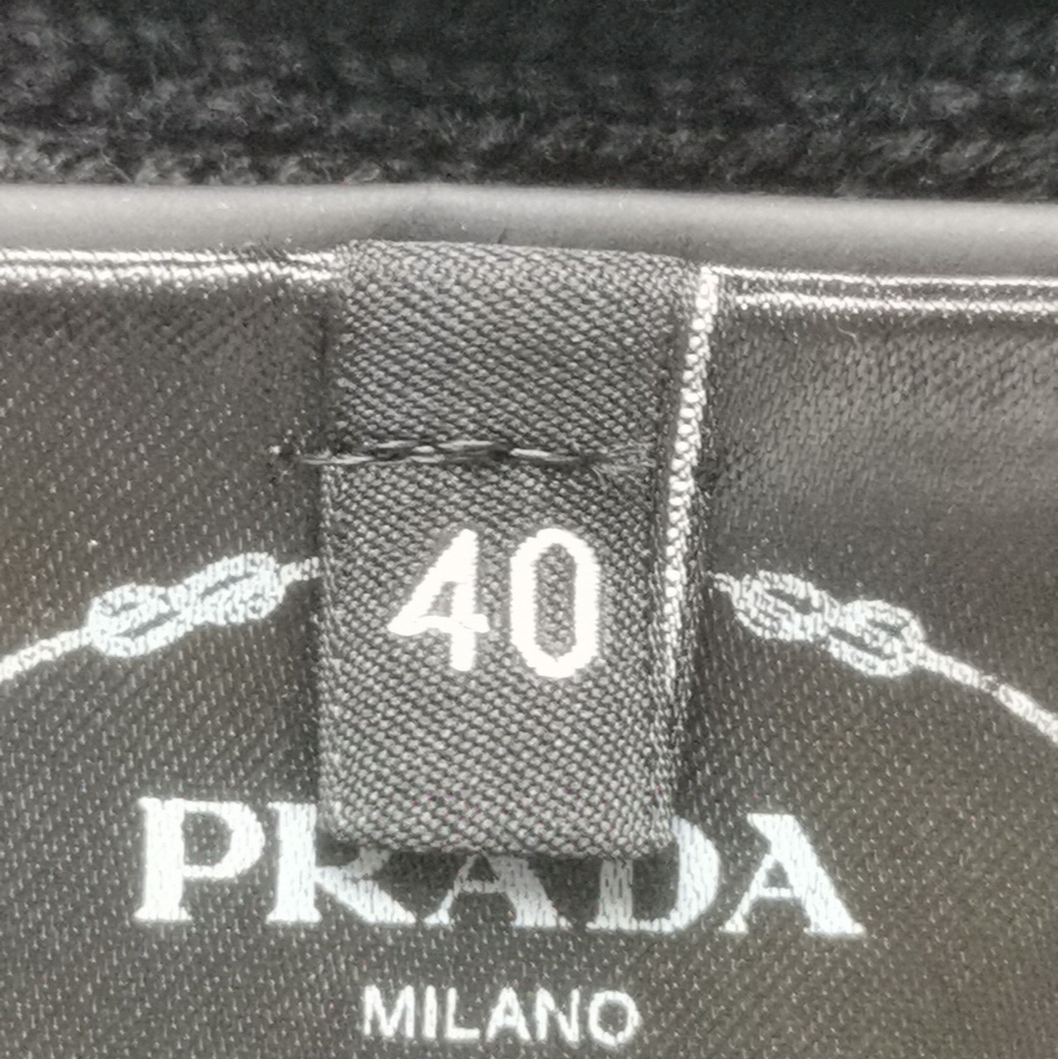 Prada Prada Black Ribbed Triangle Logo Tank Top 0089 Size M / US 6-8 / IT 42-44 - 7 Thumbnail
