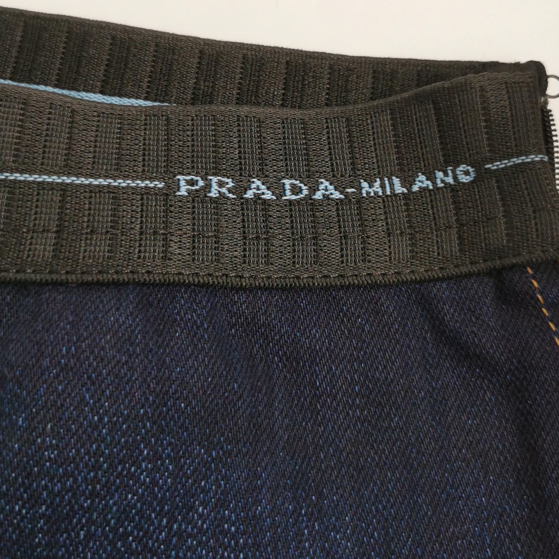 Prada Prada Logo Cotton Long Pants in Size 36 0089 Size 22" - 3 Thumbnail