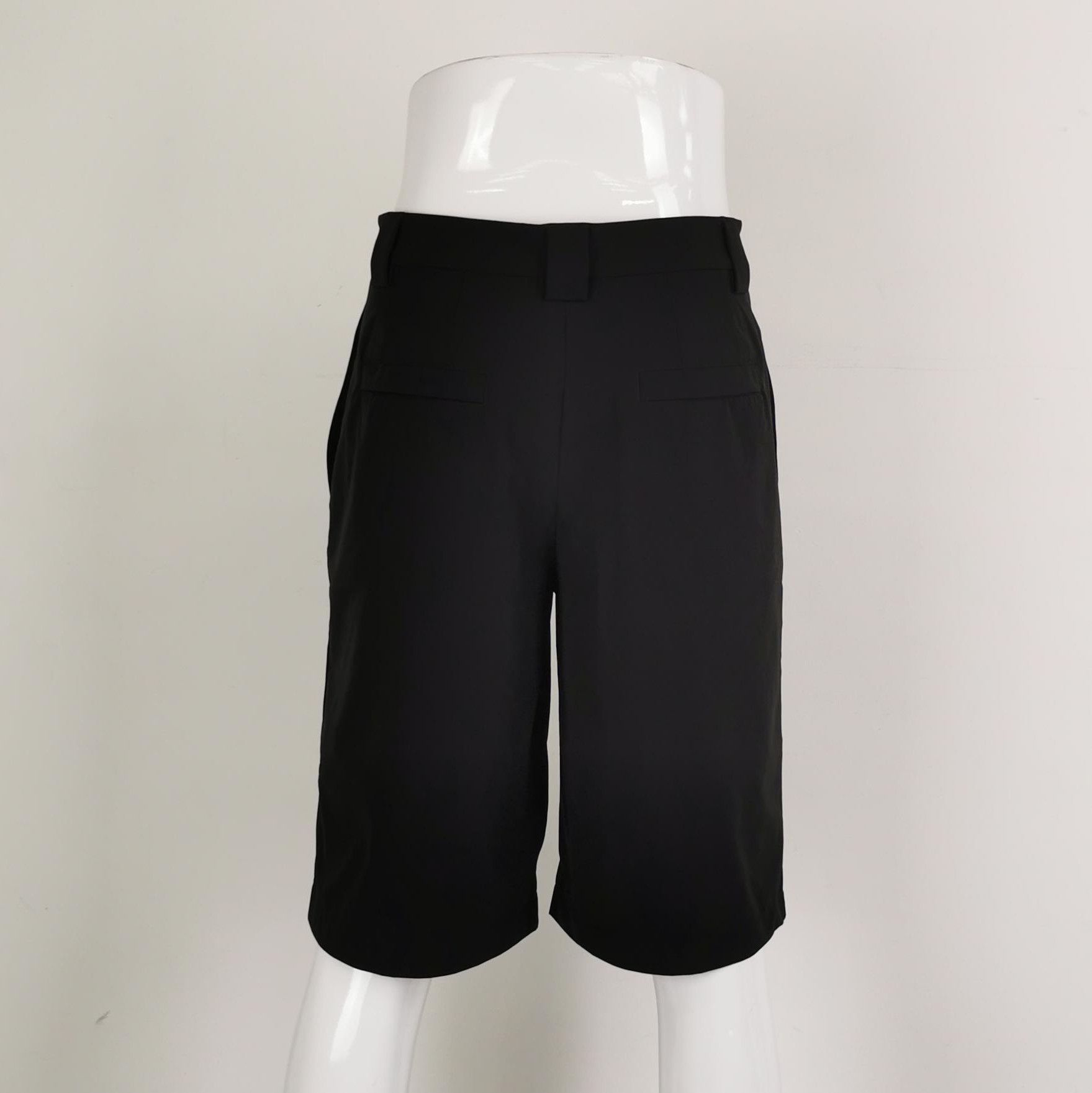 Prada Prada Black Letter Print Elastic Waist Shorts 0089 Size 27" / US 4 / IT 40 - 3 Thumbnail