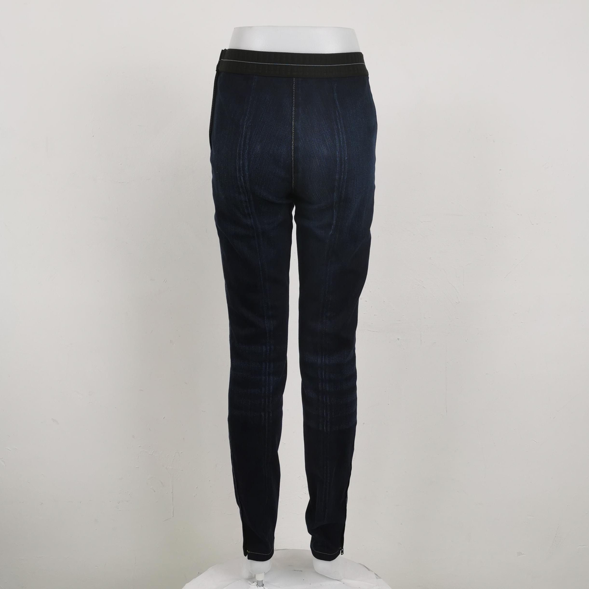 Prada Prada Logo Cotton Denim Trousers Size 38 0089 Size 38" / US 16 / IT 52 - 2 Thumbnail