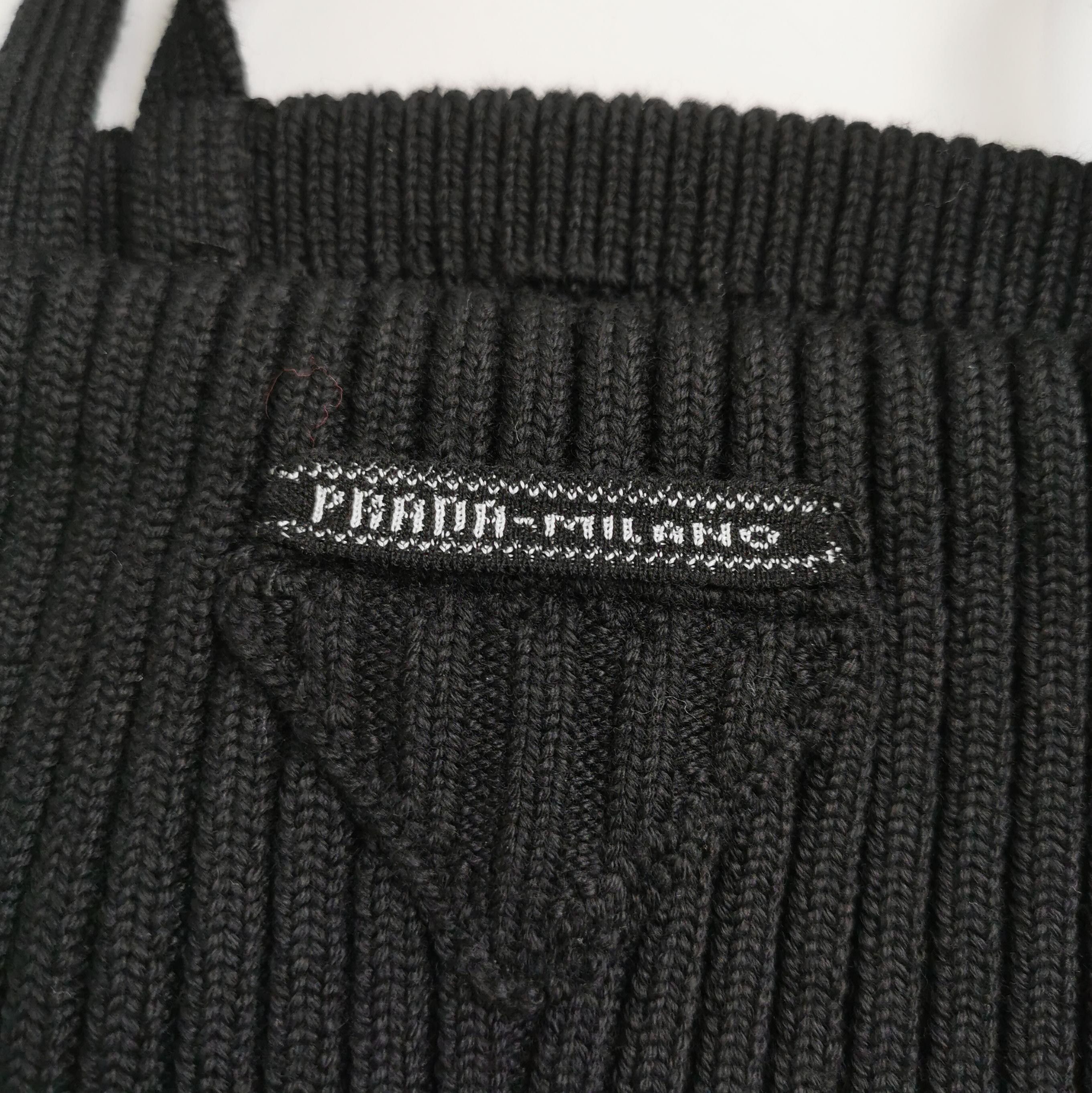 Prada Prada Black Wool Blend Logo Camisole Top 0089 Size L / US 10 / IT 46 - 3 Thumbnail