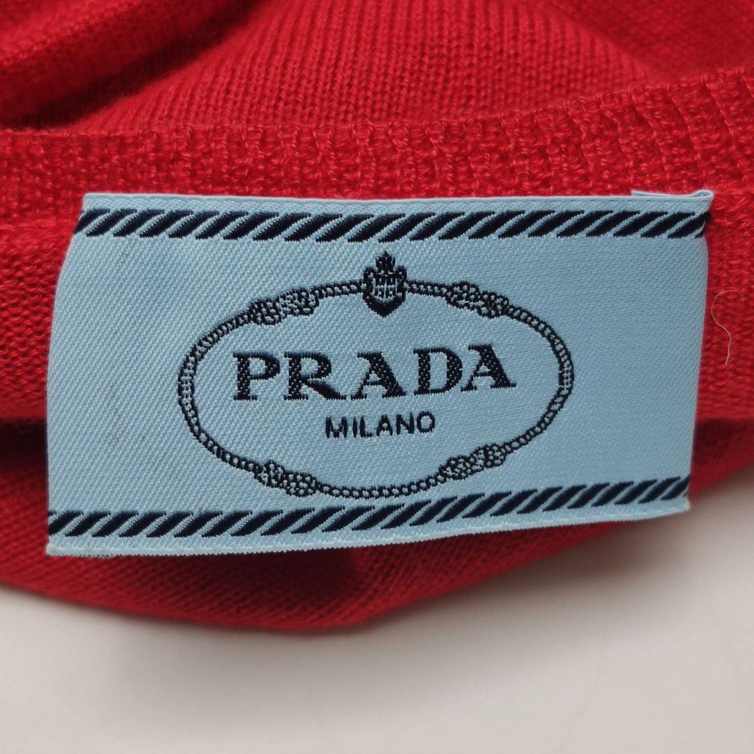 Prada Prada Red Velvet Blend Long Sleeve Knit Top 0089 Size M / US 6-8 / IT 42-44 - 4 Thumbnail
