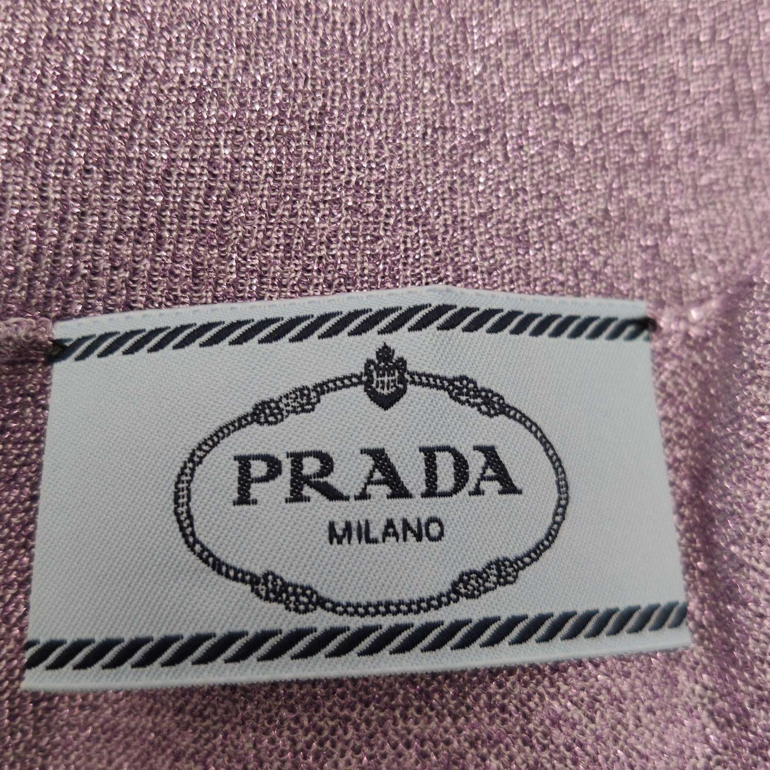 Prada Prada Sleeveless Cropped Top in Purple 0089 Size XXS / US 00 / IT 34 - 4 Thumbnail