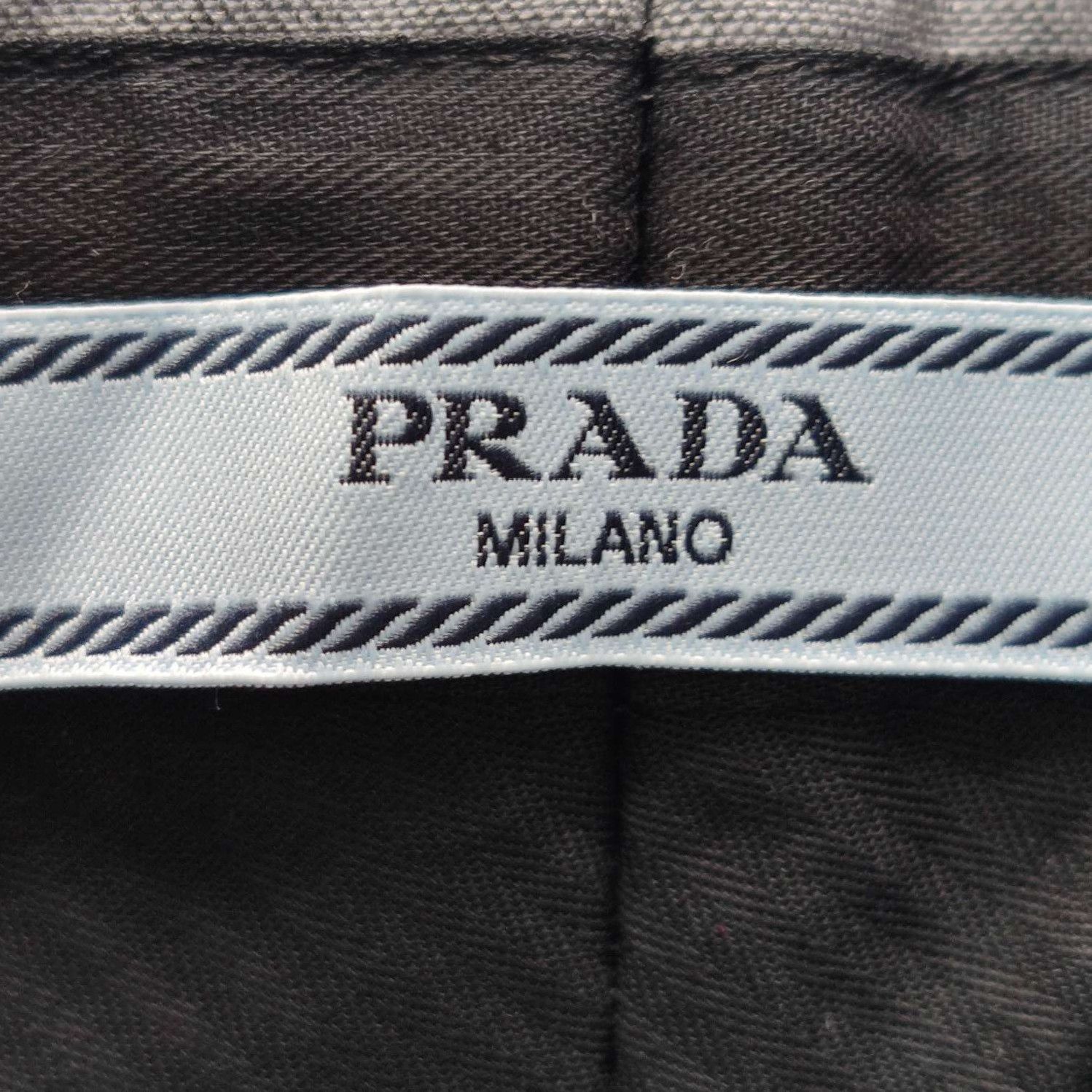 Prada Prada Gray Wool Blend Pants with Triangle Logo 0089 Size 38" / US 16 / IT 52 - 5 Thumbnail