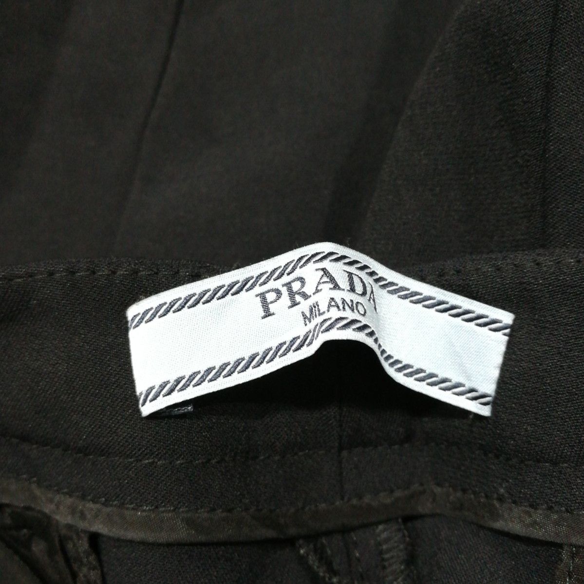Prada Prada Elegant Black Slim Fit Trousers 0089 Size 40" / US 18 - 6 Thumbnail