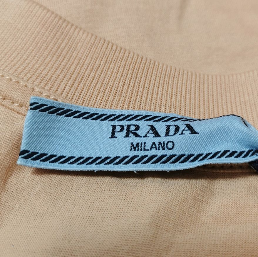 Prada Prada Cotton Long Sleeve Cropped Top 0089 Size S / US 4 / IT 40 - 5 Thumbnail