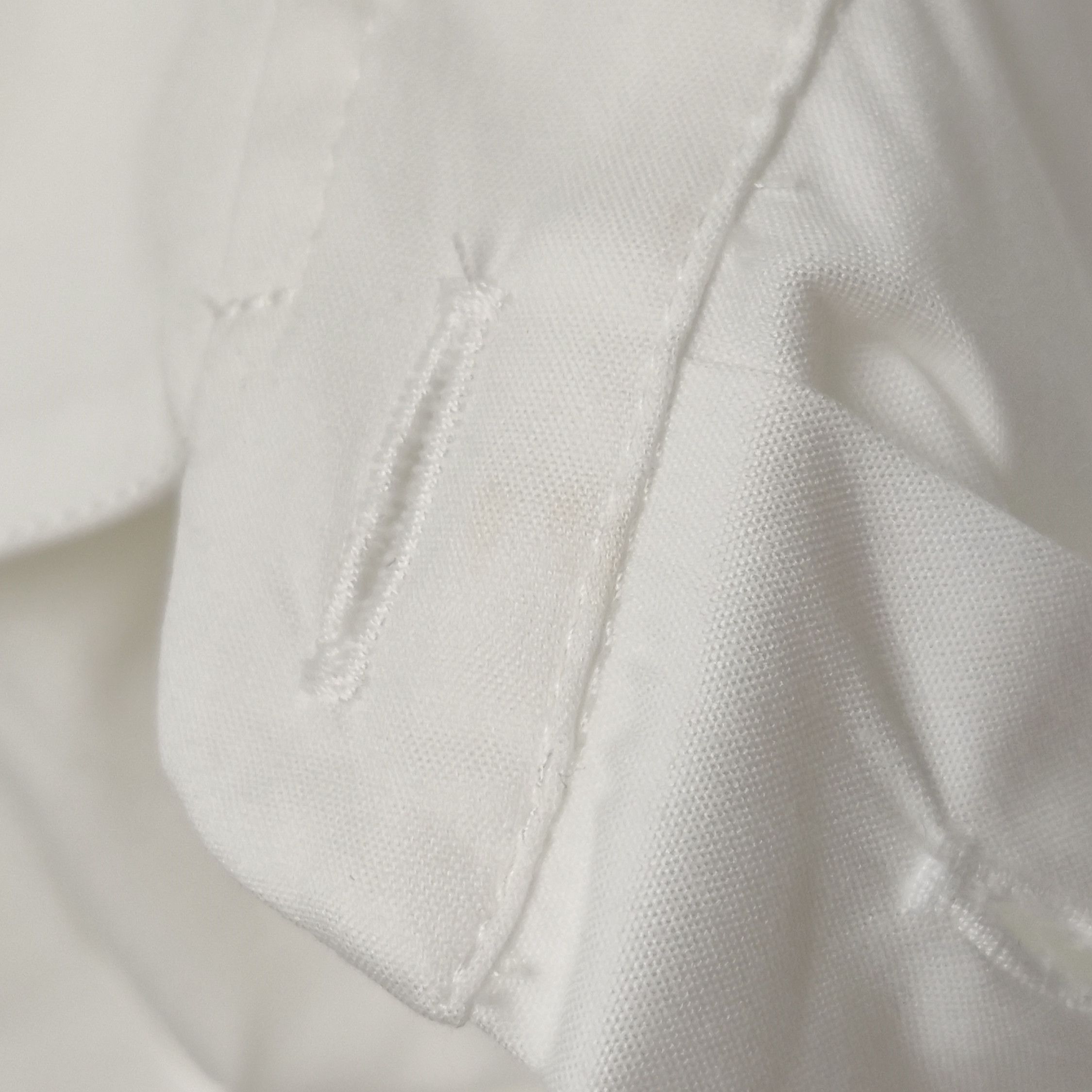 Prada Prada White Long Sleeve Button-Up Shirt 0089 Size XXS / US 00 / IT 34 - 8 Thumbnail