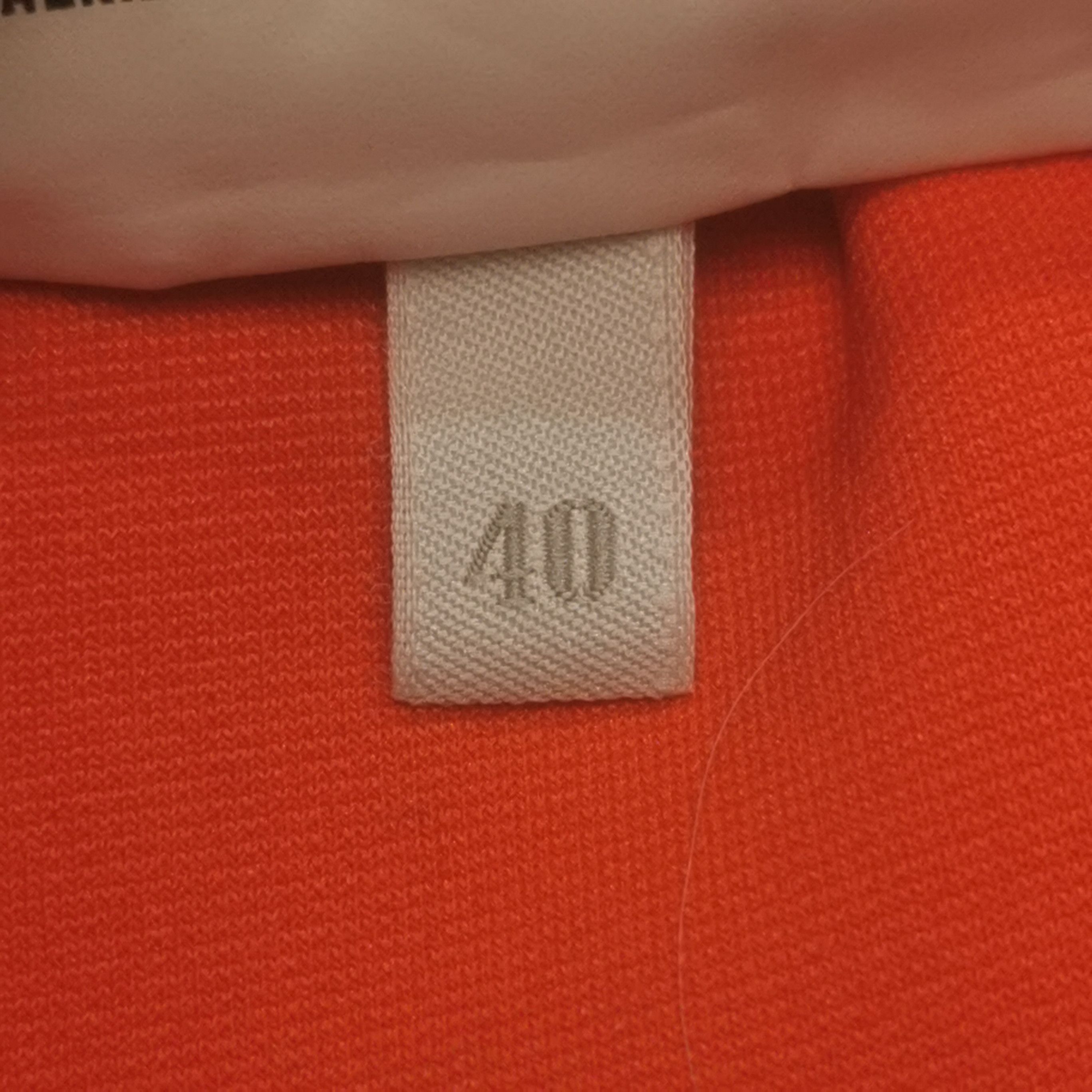 Prada Prada Logo Embellished Red Skirt Size 40 0089 Size 40" / US 18 - 8 Thumbnail
