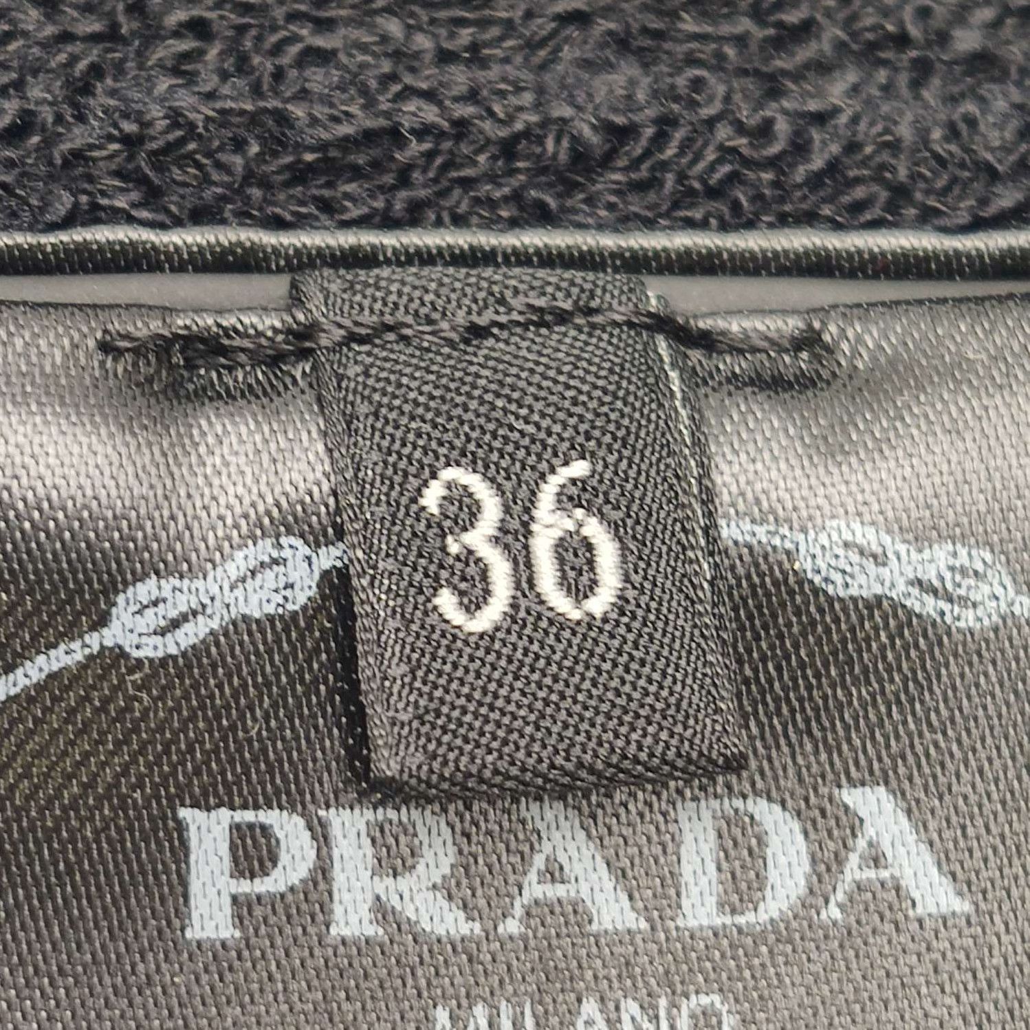 Prada Prada Logo Cotton Crop Top 0089 Size XXS / US 00 / IT 34 - 6 Thumbnail