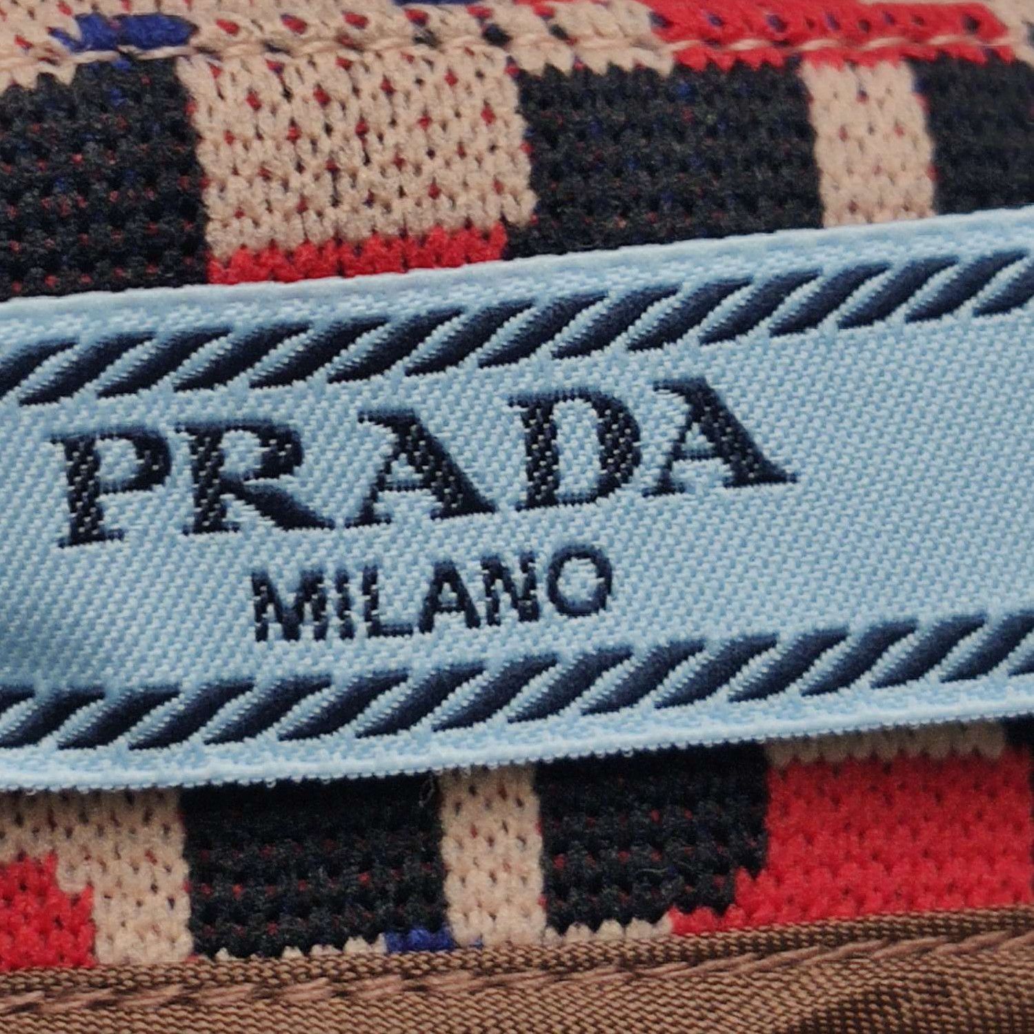 Prada Prada Color Block Logo Skirt in Size 42 0089 Size 42" / US 20 - 6 Thumbnail