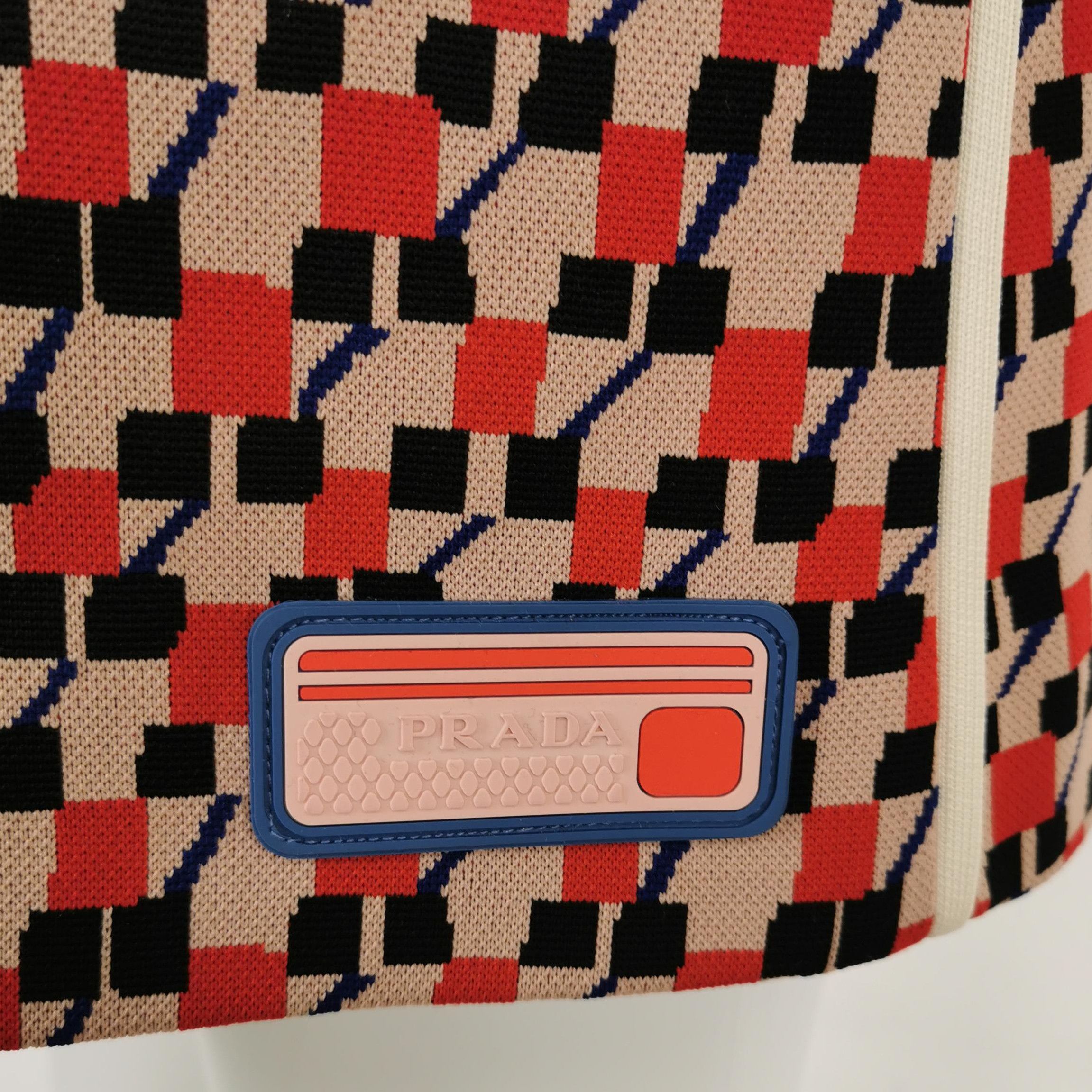 Prada Prada Color Block Logo Skirt in Size 42 0089 Size 42" / US 20 - 3 Thumbnail