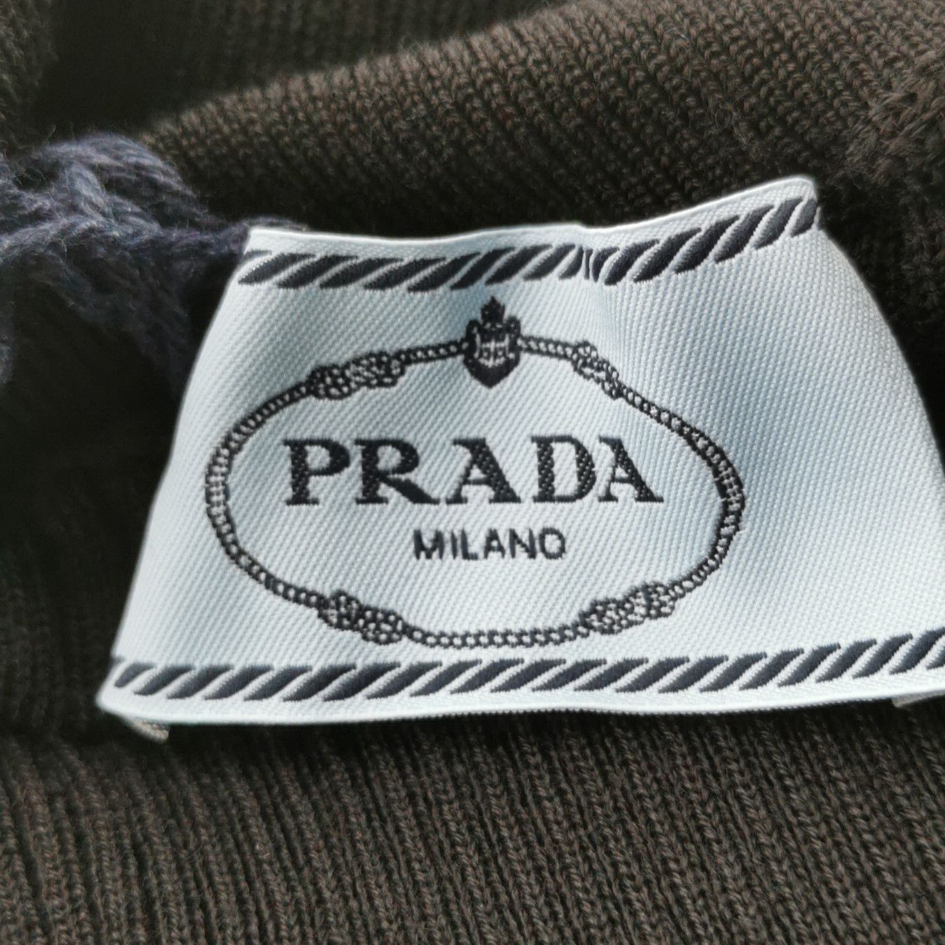Prada Prada Black Wool Turtleneck Sweater 0089 Size S / US 4 / IT 40 - 6 Thumbnail