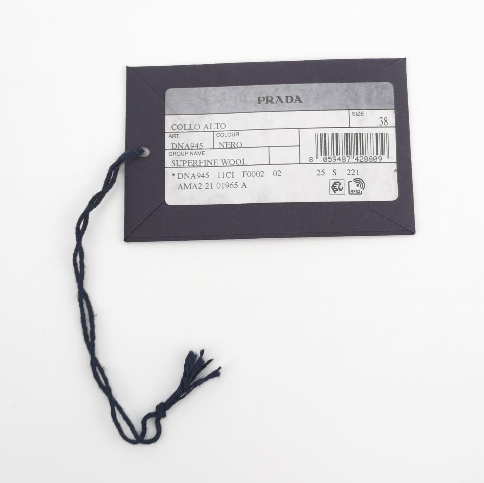 Prada Prada Black Wool Turtleneck Sweater 0089 Size S / US 4 / IT 40 - 5 Thumbnail