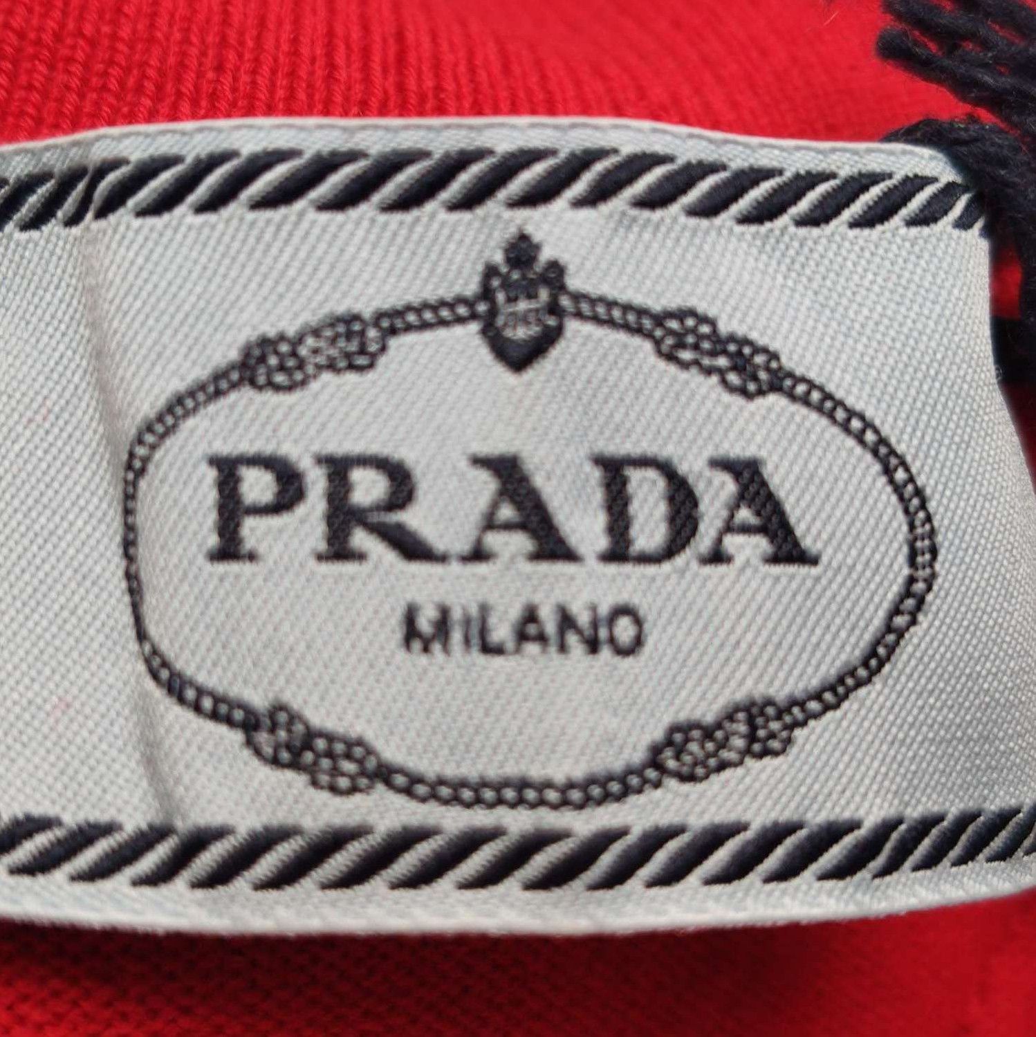 Prada Prada Red Wool Blend Turtleneck Sweater 0089 Size XXS / US 00 / IT 34 - 5 Thumbnail