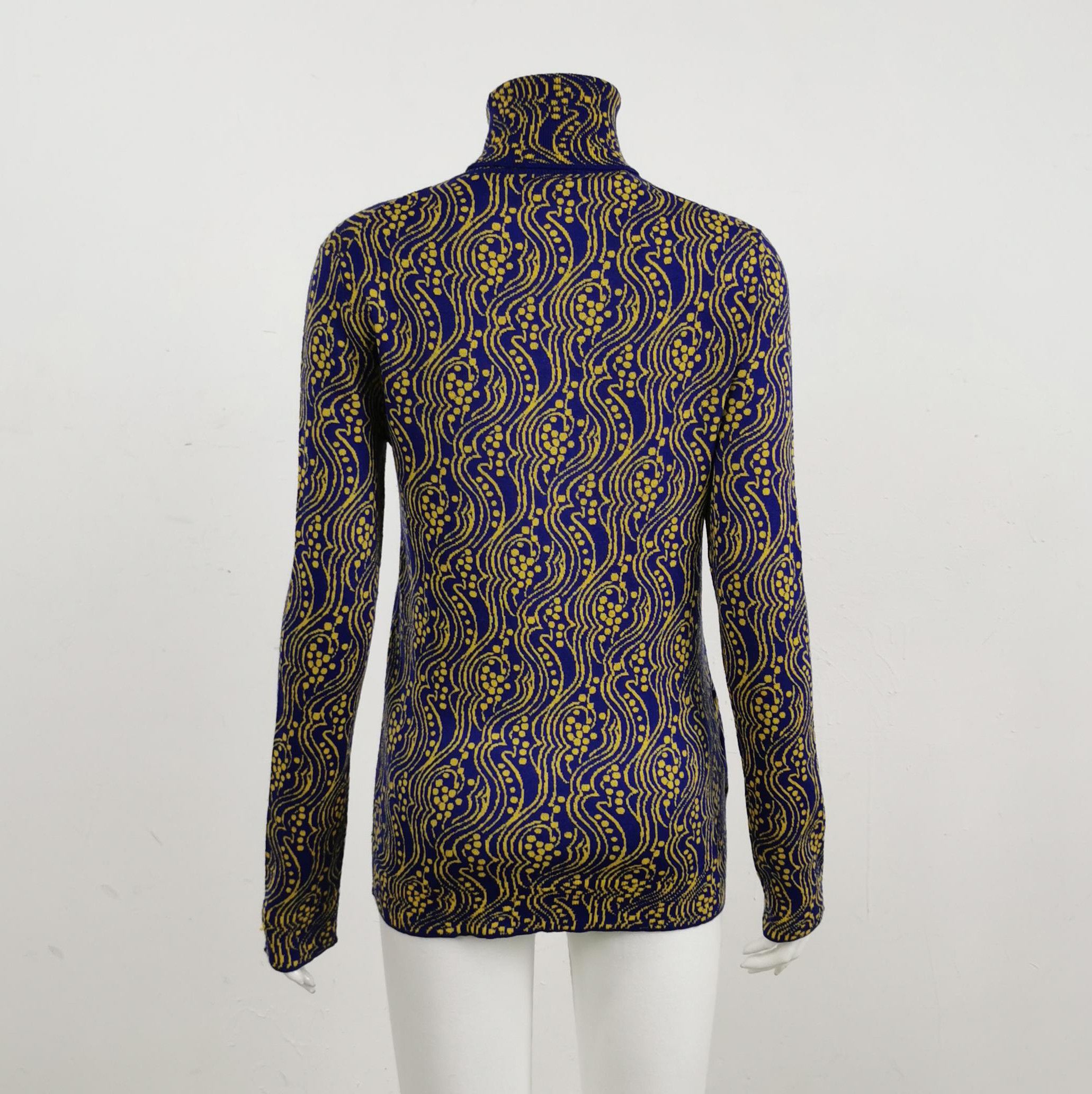 Prada Prada Multicolor Wool Blend Turtleneck Sweater 0089 Size M / US 6-8 / IT 42-44 - 2 Thumbnail