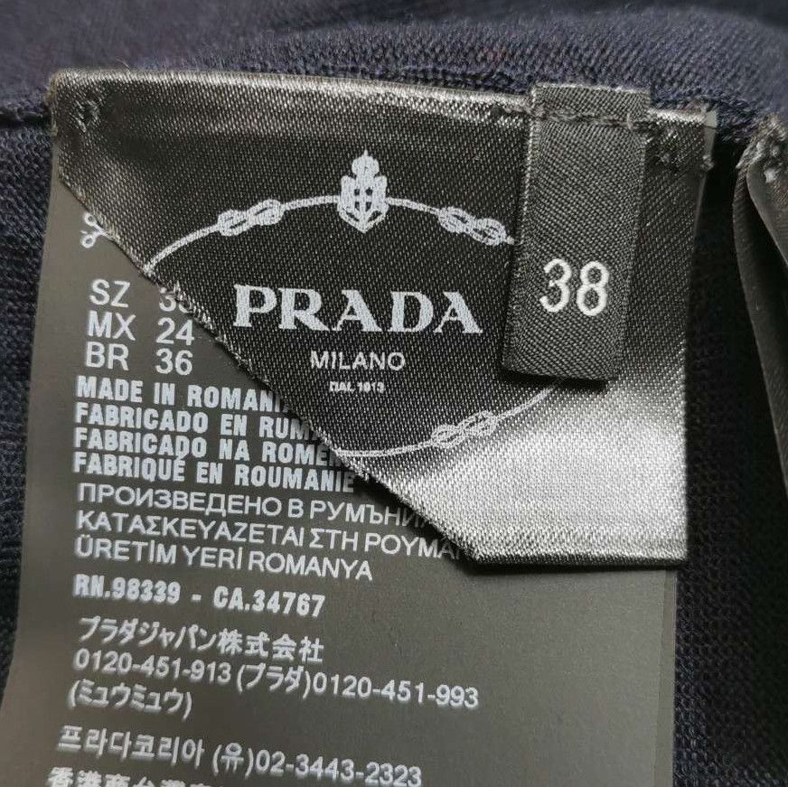 Prada Prada Colorblock Long Sleeve Knit Polo 0089 Size M / US 6-8 / IT 42-44 - 5 Thumbnail