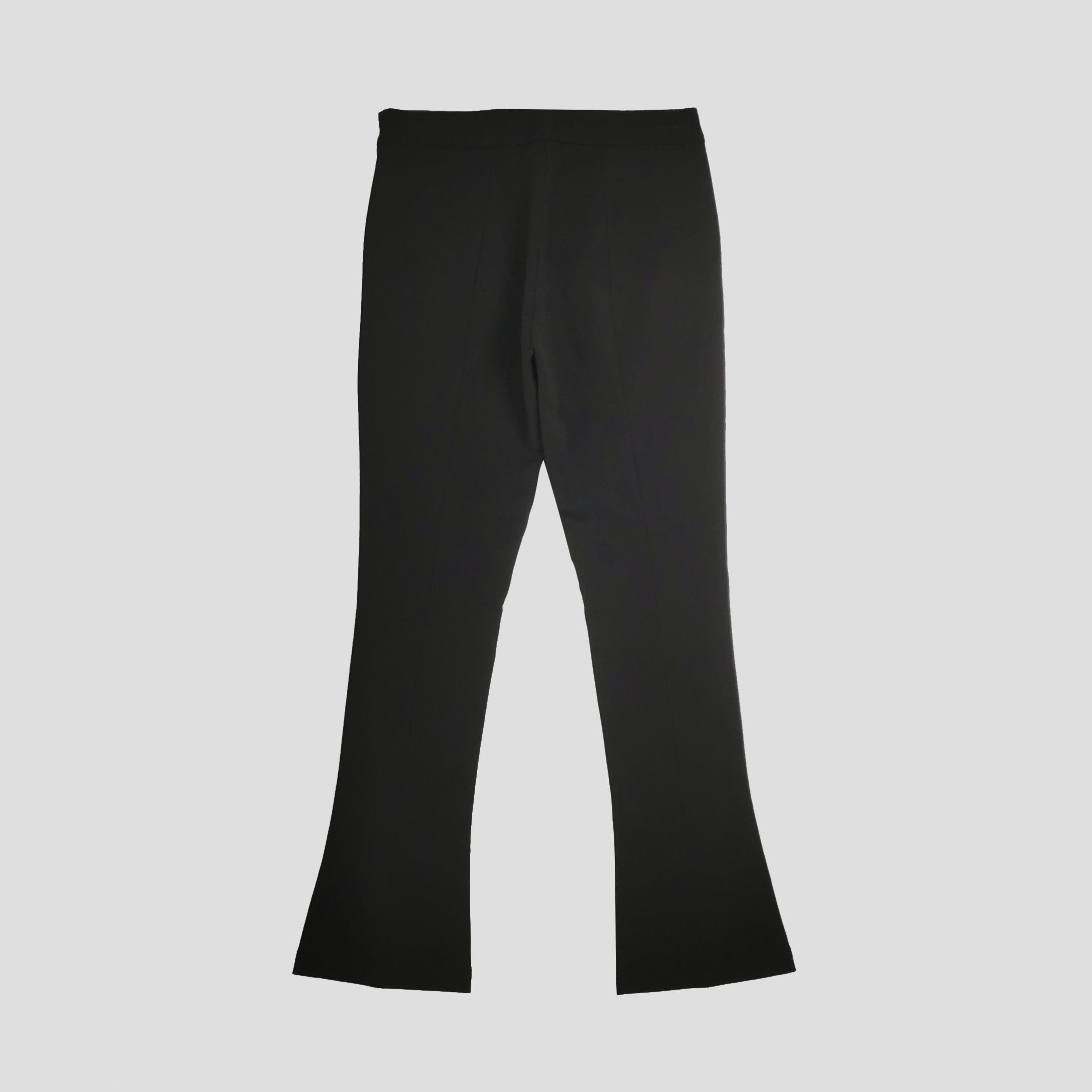 Prada Prada Logo Flared Black Trousers Size 38 0089 Size 38" / US 16 / IT 52 - 2 Thumbnail