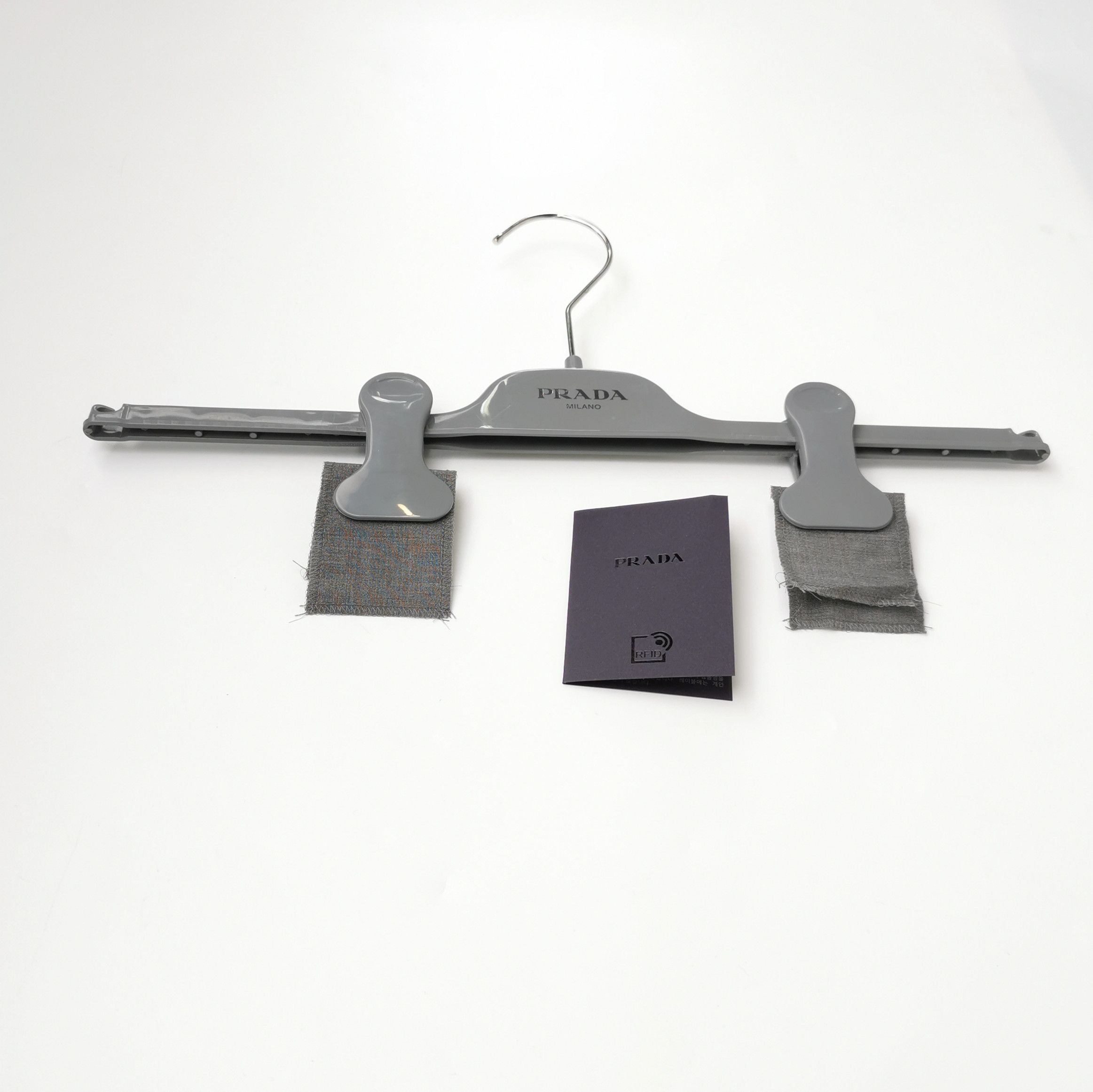 Prada Prada Gray Wool Trousers Size 36 0089 Size 22" - 4 Thumbnail