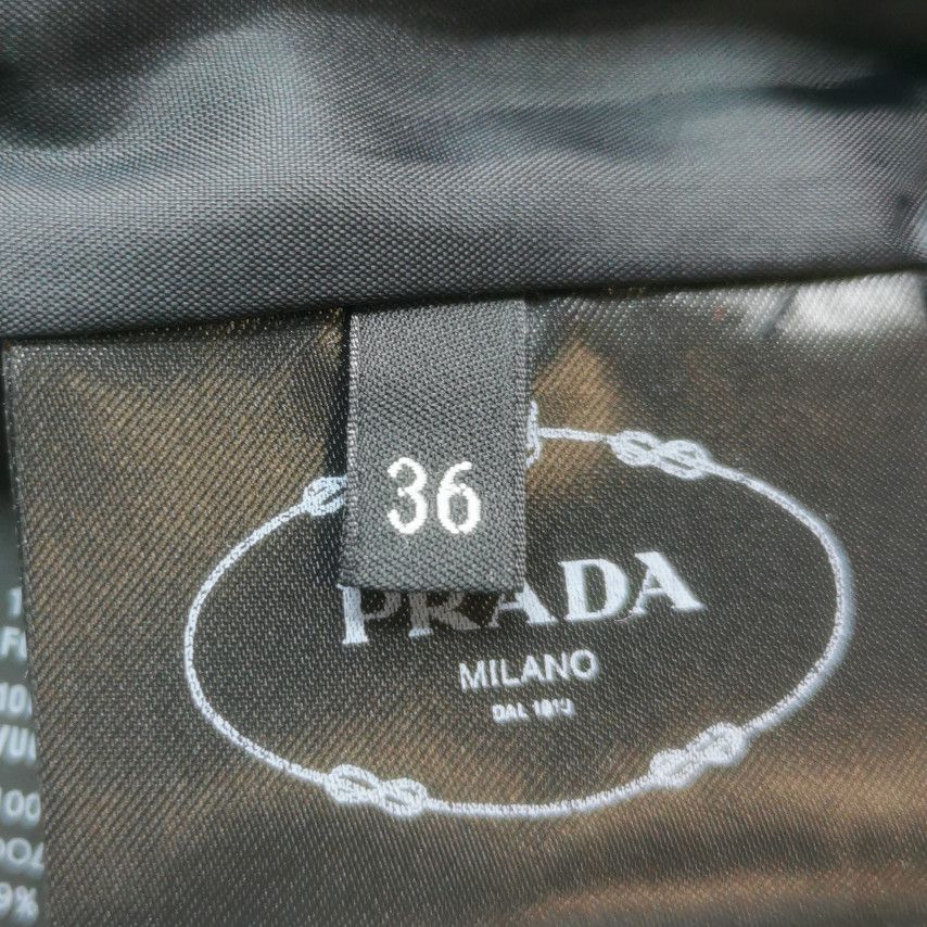 Prada Prada Wool Midi Skirt in Solid Color 0089 Size 36" / US 14 / IT 50 - 6 Thumbnail