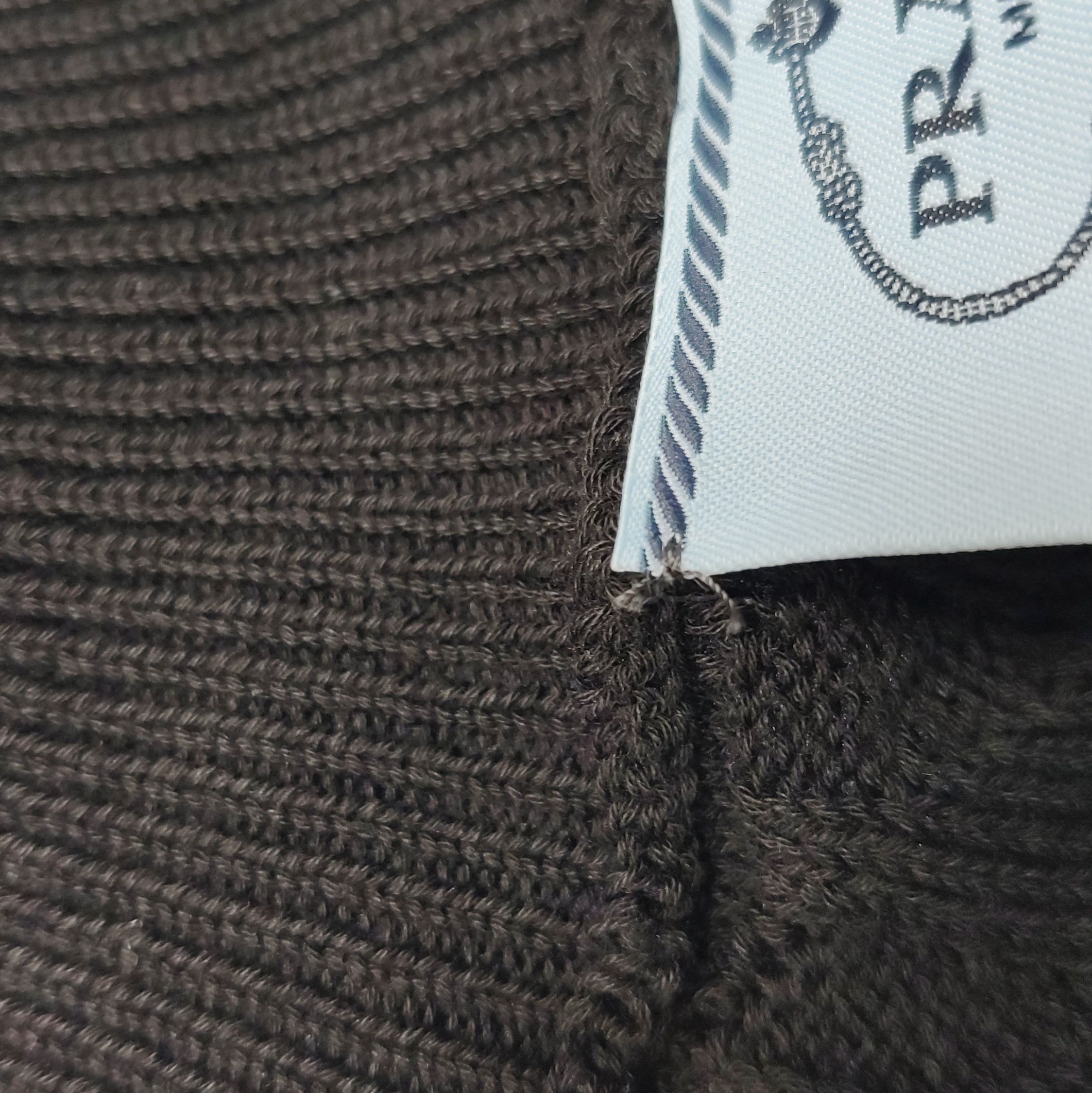 Prada Prada Black Cotton Turtleneck Knit Sweater 0089 Size S / US 4 / IT 40 - 9 Thumbnail