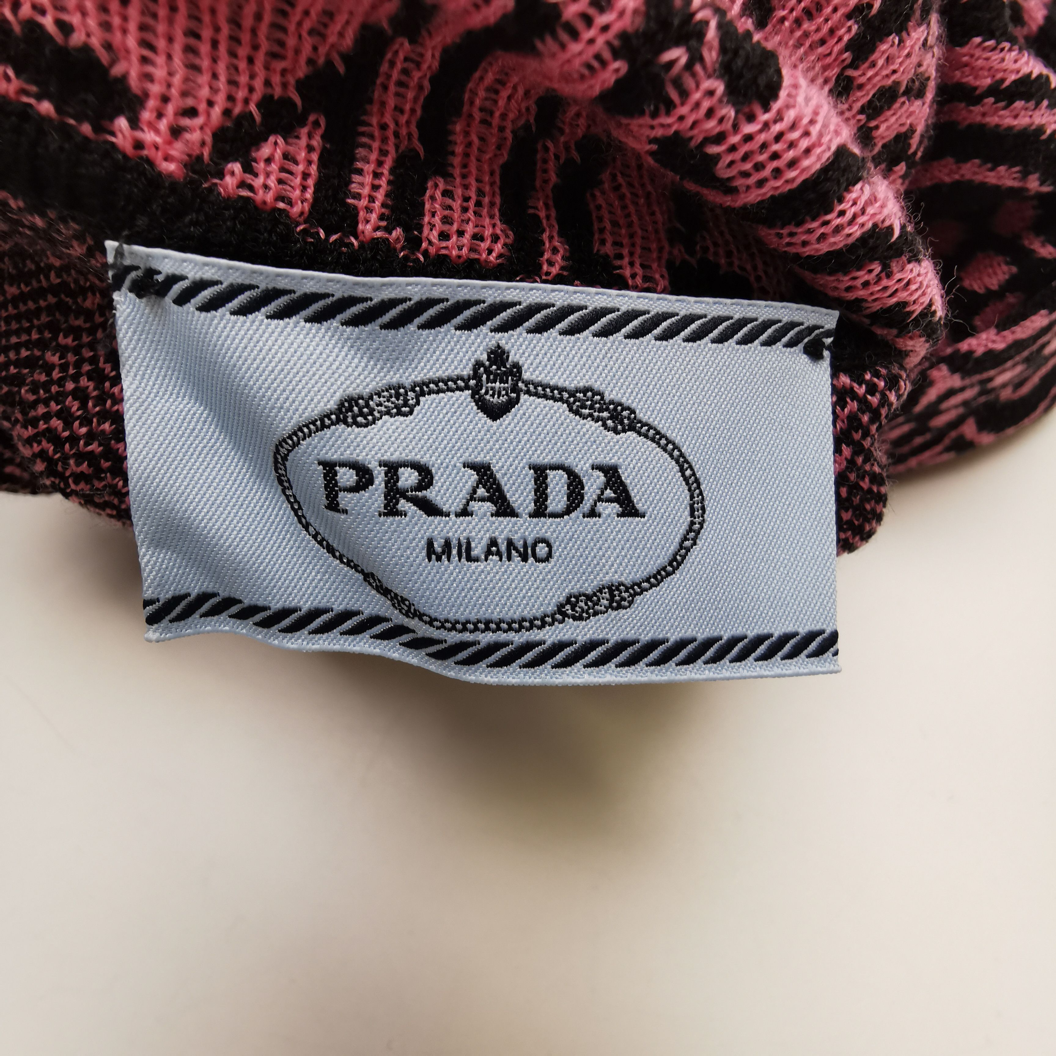Prada Prada Color-Blocked High Neck Knit Top 0089 Size XS / US 0-2 / IT 36-38 - 5 Thumbnail