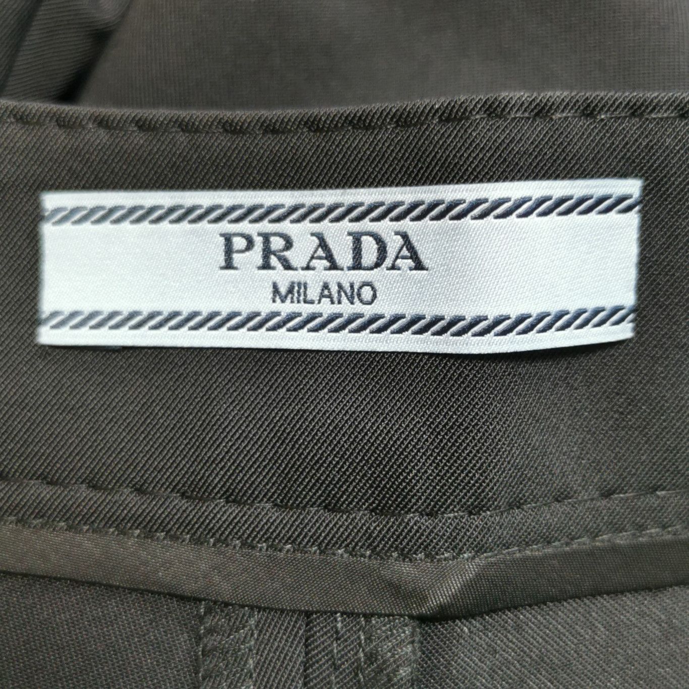 Prada Prada Black Straight Leg Pants Size 38 0089 Size 38" / US 16 / IT 52 - 6 Thumbnail