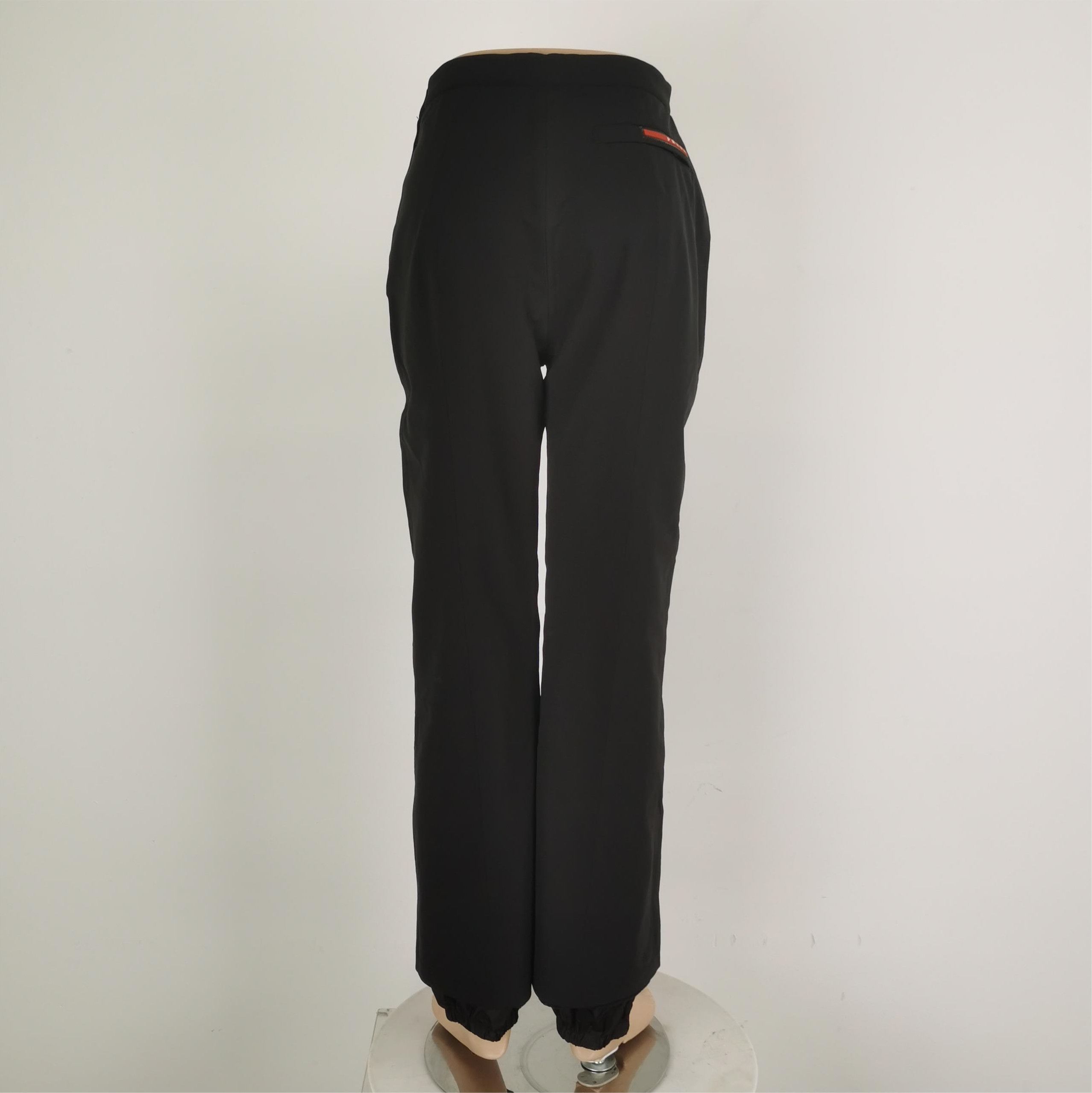 Prada Prada Solid Straight-Leg Pants for Women 0089 Size 40" / US 18 - 3 Thumbnail