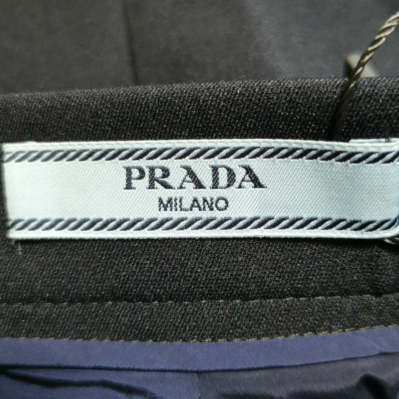Prada Prada Black Straight-Leg Trousers Size 38 0089 Size 38" / US 16 / IT 52 - 7 Thumbnail