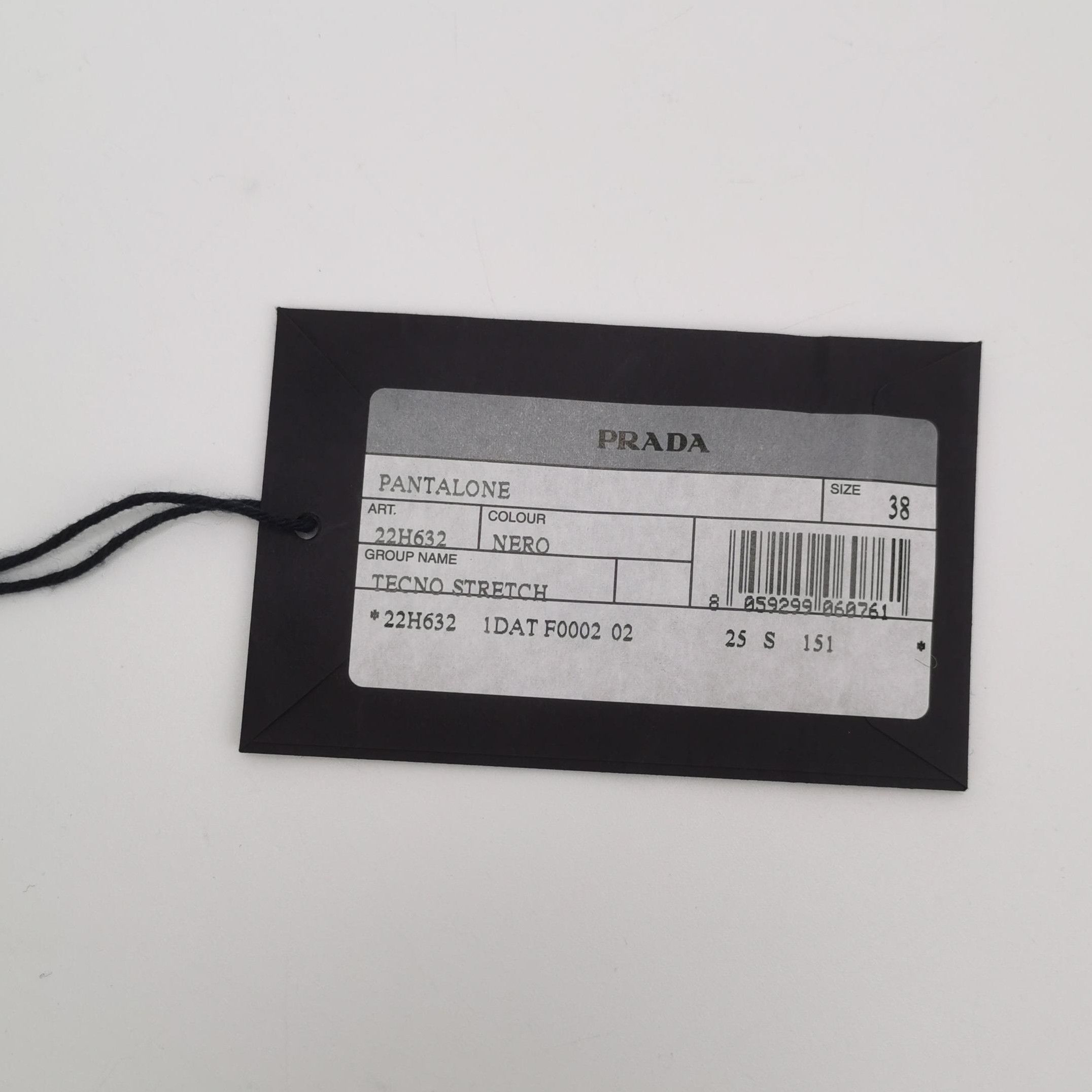 Prada Prada Solid Black Wide Leg Trousers Size 38 0089 Size 38" / US 16 / IT 52 - 5 Thumbnail