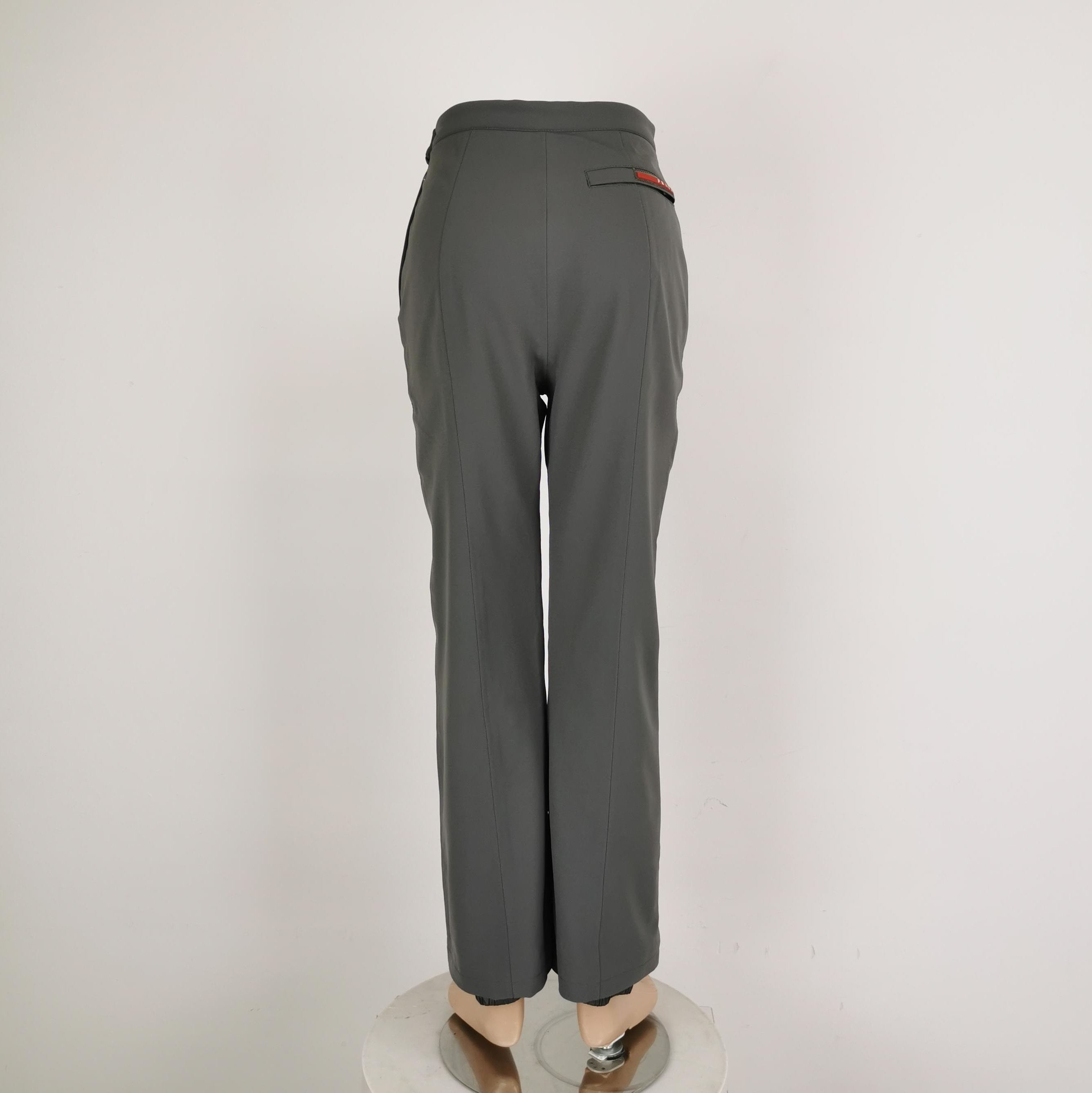 Prada Prada Logo Highlighted Trousers in Gray 0089 Size 38" / US 16 / IT 52 - 3 Thumbnail