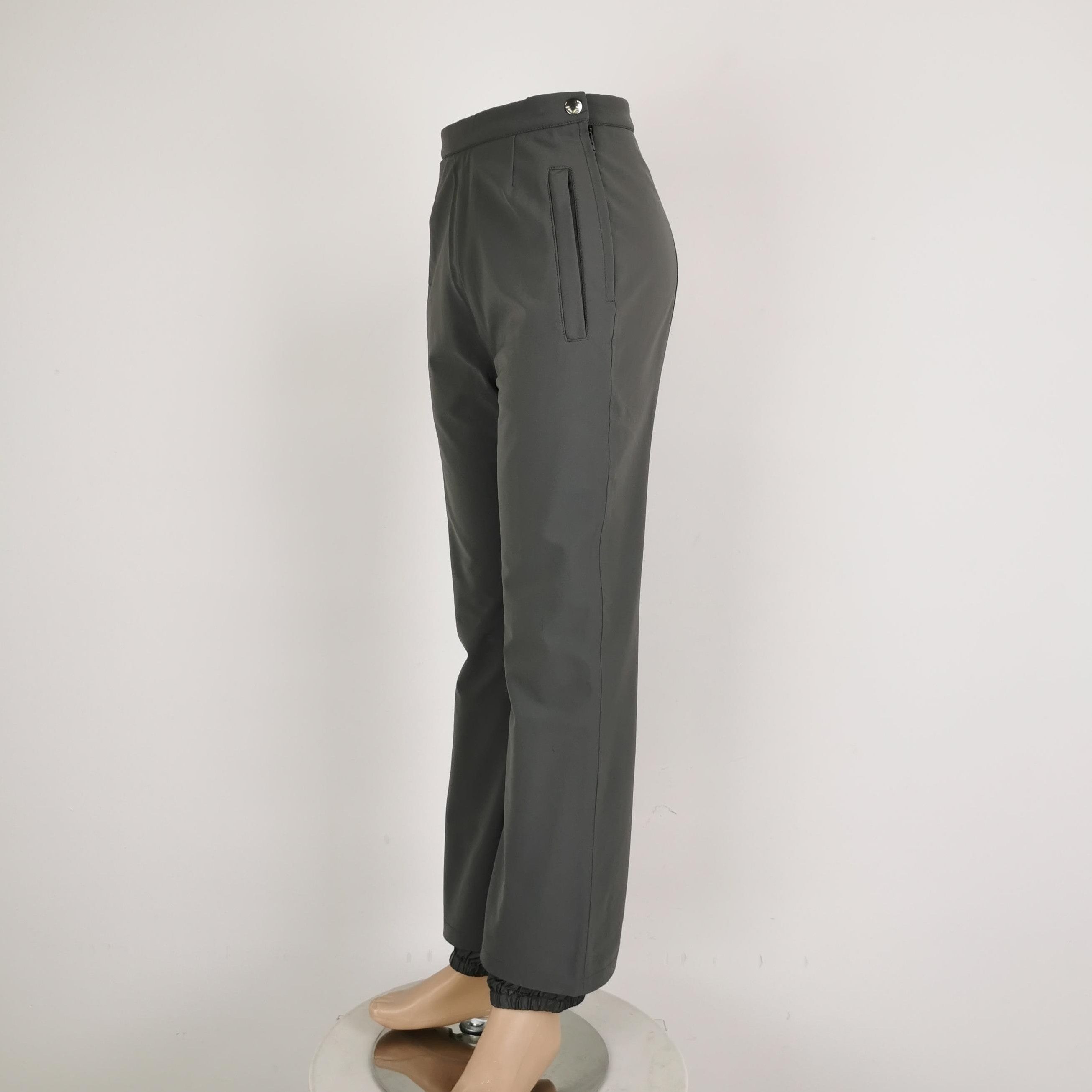 Prada Prada Logo Highlighted Trousers in Gray 0089 Size 38" / US 16 / IT 52 - 2 Thumbnail