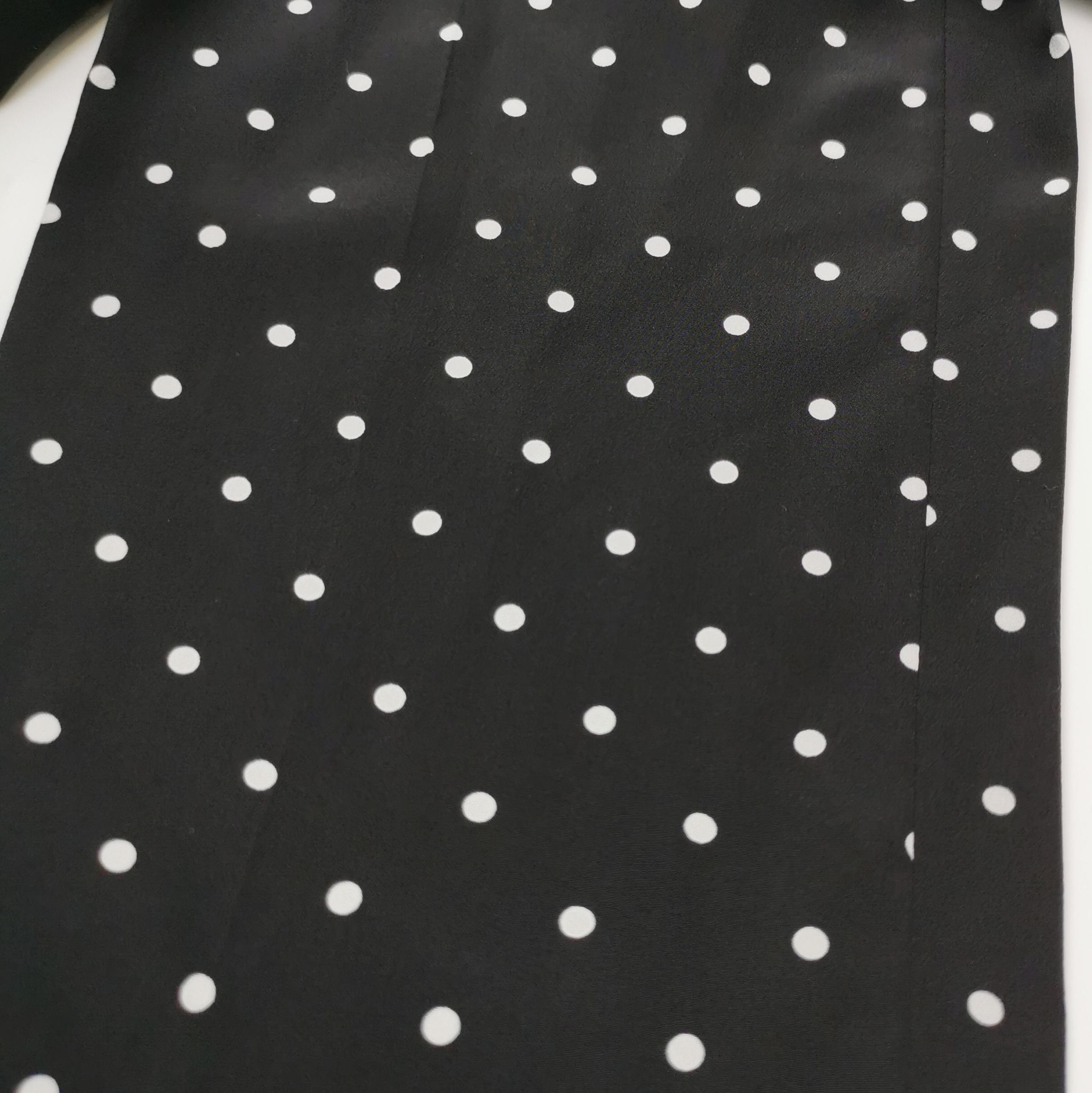 Prada Prada Polka Dot Long Pants in Black 0089 Size 38" / US 16 / IT 52 - 3 Thumbnail