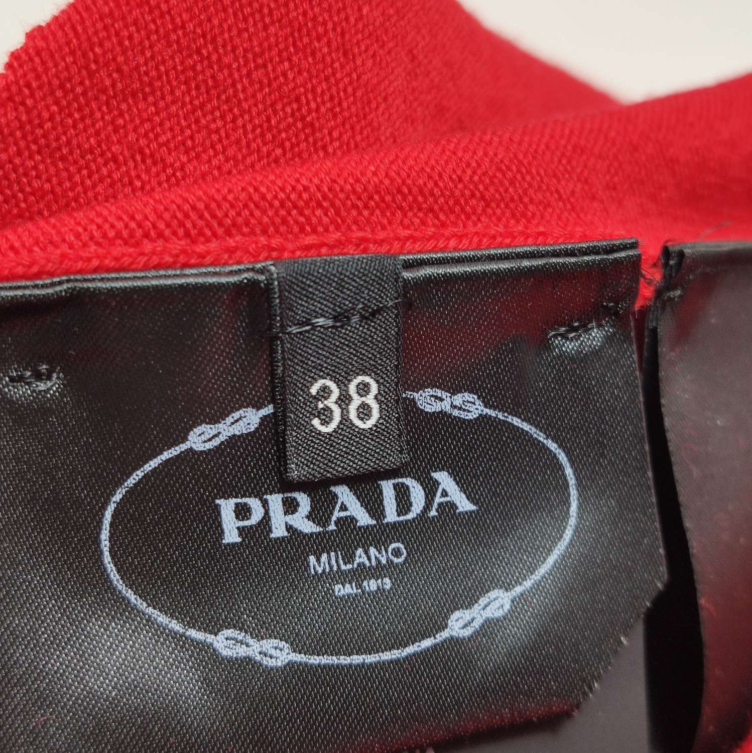 Prada Prada Red Wool Blend Turtleneck Sweater 0089 Size XS / US 0-2 / IT 36-38 - 6 Thumbnail